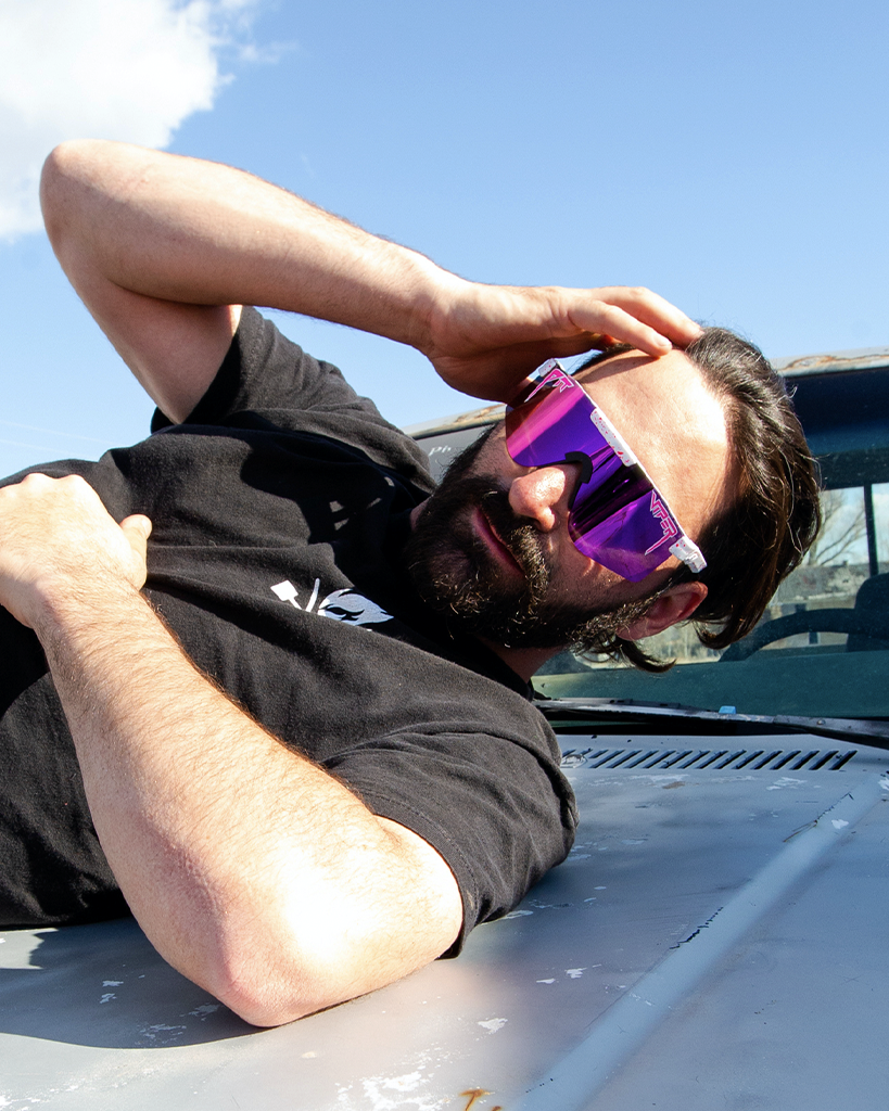 Pit Viper The Double Wides Polarized Sunglasses - LA Brights Style for Outdoor Sports & Beach Activities