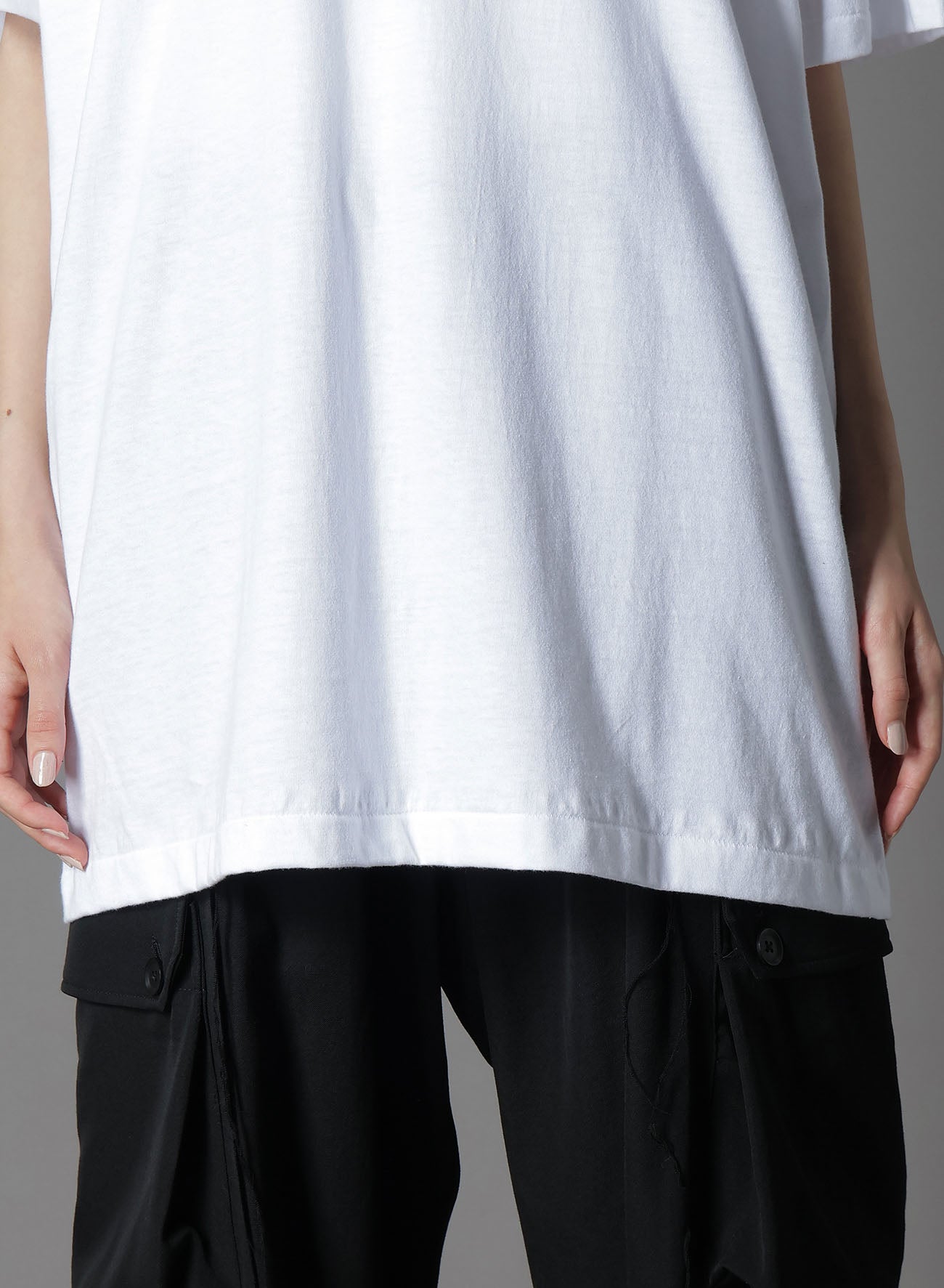 Stylish Cotton Jersey Trompe L'oeil Pin T-Shirt for Men & Women - Perfect for Casual Wear, Street Fashion, and Everyday Outfits