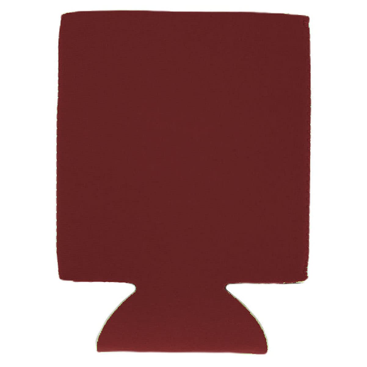 12 Pack Burgundy Neoprene Collapsible Can Coolers - Insulated Beer & Soda Sleeves for Parties, BBQs, and Outdoor Events