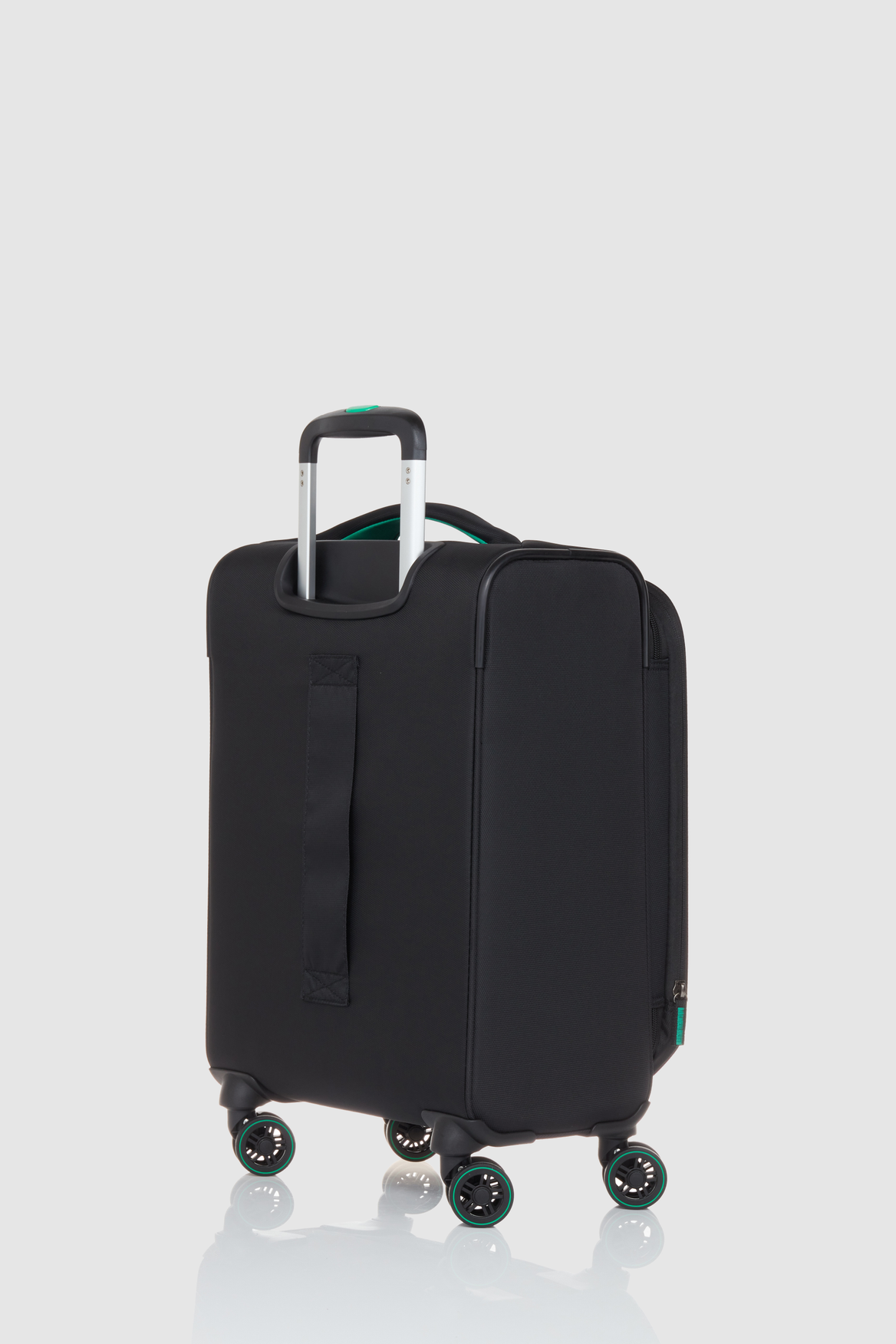 American Tourister Applite 5.0 55/20 Expandable Carry-On Luggage - Black Spinner Suitcase for Business Travel & Weekend Getaways