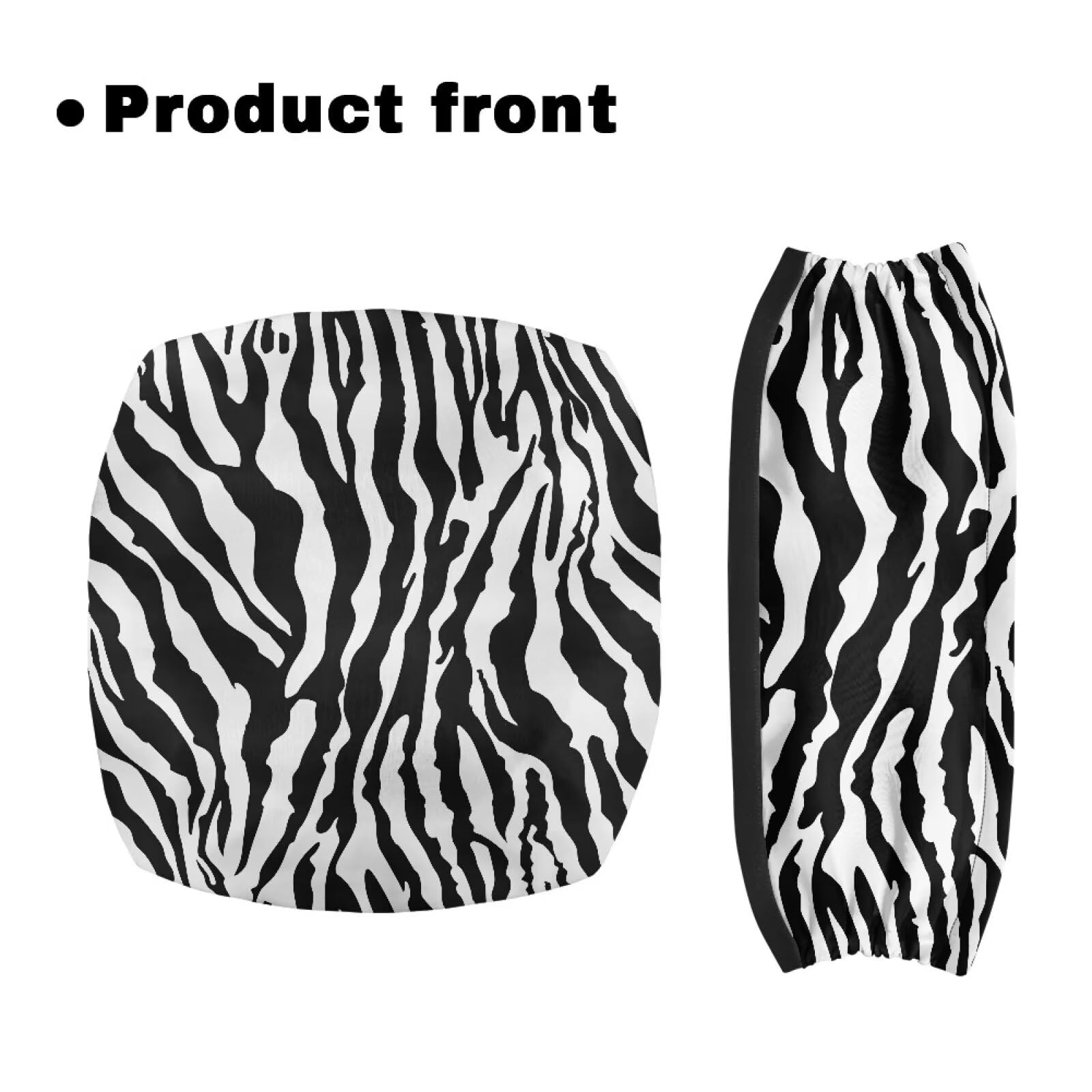 Universal Washable Walker Seat Cover with Backrest - Zebra Print Rollator Seat Cover for Seniors, Men & Women - Perfect for Indoor & Outdoor Mobility Support