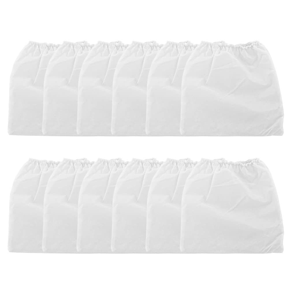 12Pcs Nail Dust Collector Bags for Manicure - Vacuum Cleaner Accessories, Dust Suction Storage Bags for Nail Salon & Home Nail Care - Reusable Nail Art Dust Removal Bags for Professional & DIY Use
