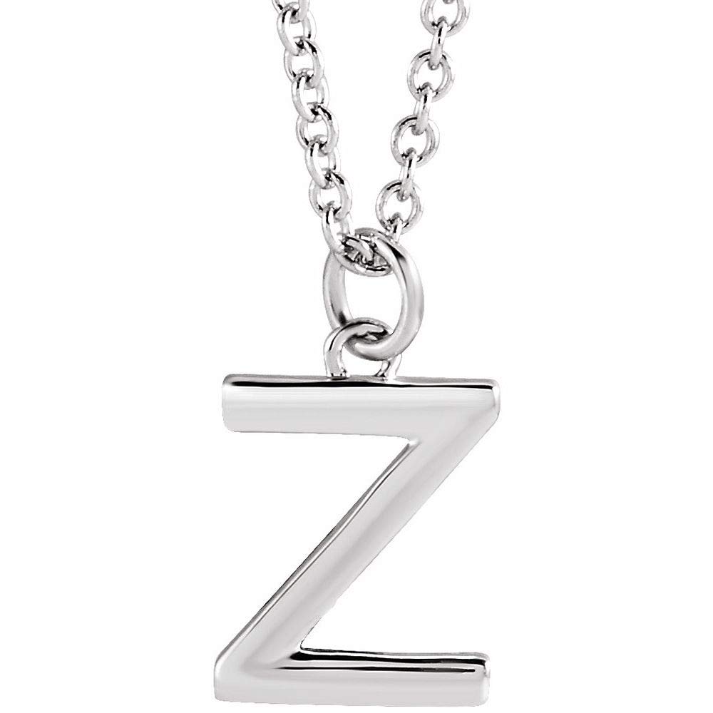 Alphabet Initial Letter Dangle Charm Pendant Necklace - 18 Inch Gold/Silver Personalized Name Jewelry Gift for Women | Birthday, Anniversary, Everyday Wear