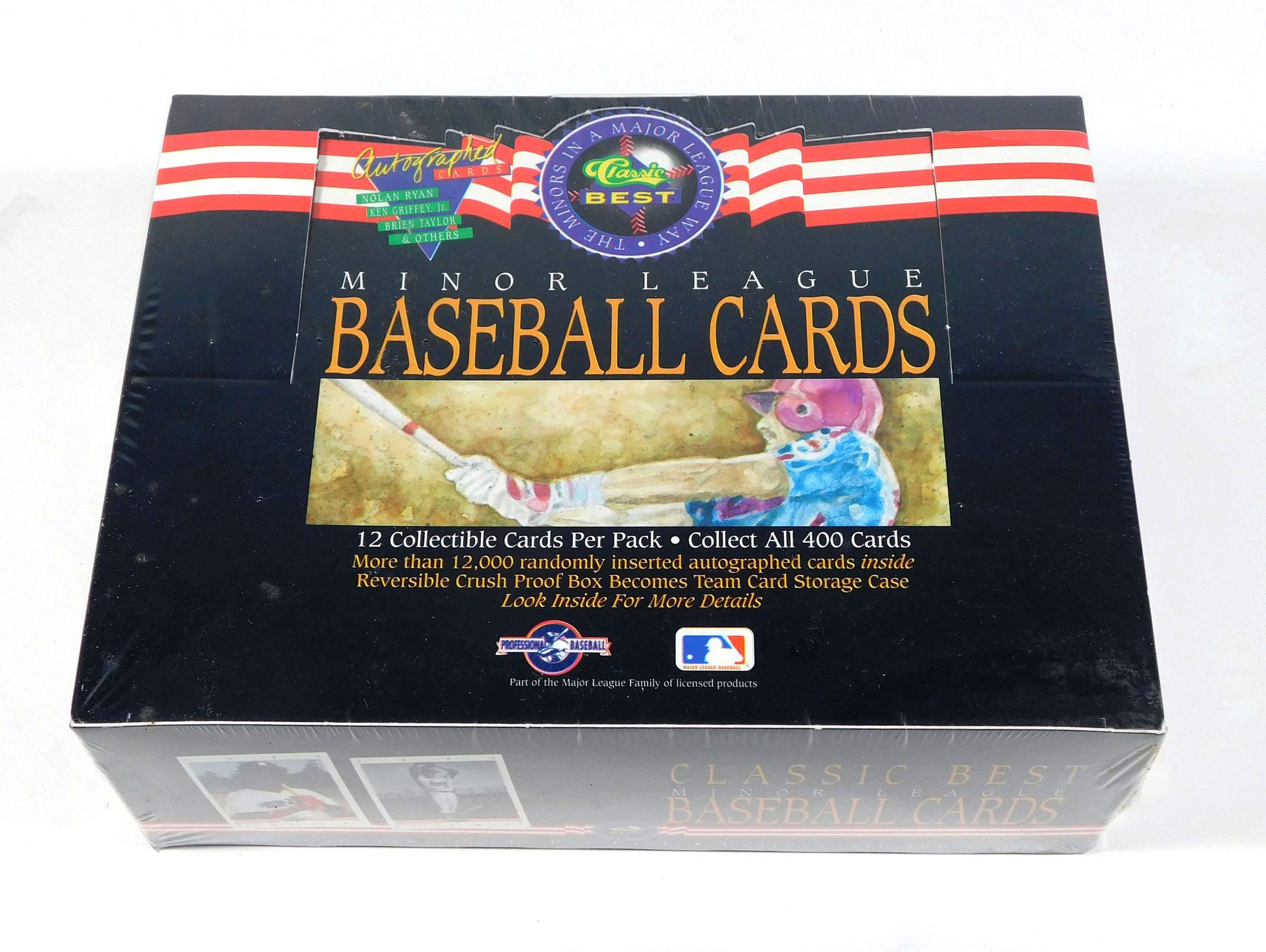 1992 Classic Best Minor League Baseball Cards Box - Collectible Vintage Baseball Cards for Trading, Display & Investment - Perfect for Sports Memorabilia Enthusiasts & Card Collectors
