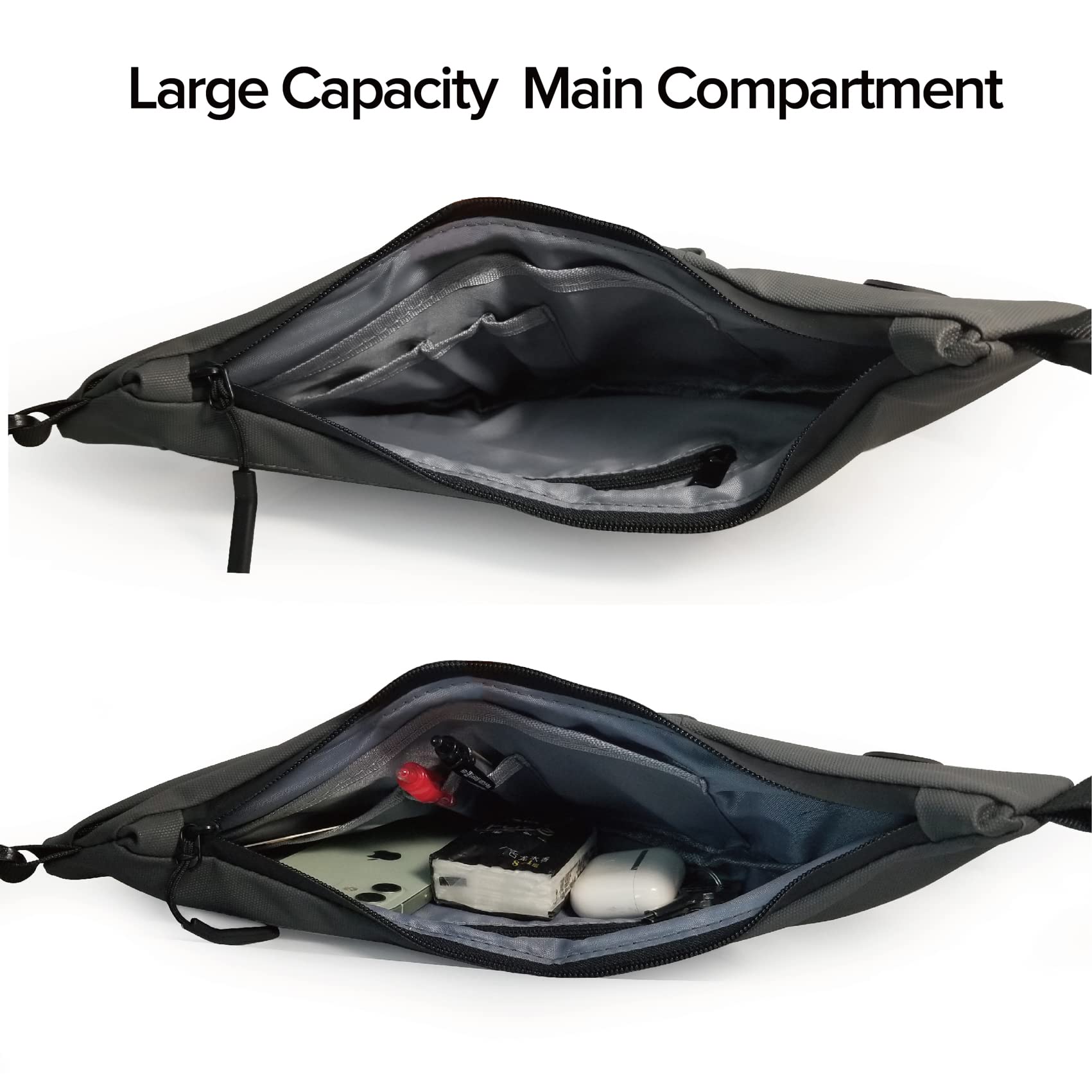 MAYMOONER Anti-Theft Sling Bag for Men & Women - Lightweight Chest Backpack for Hiking, Biking & Travel