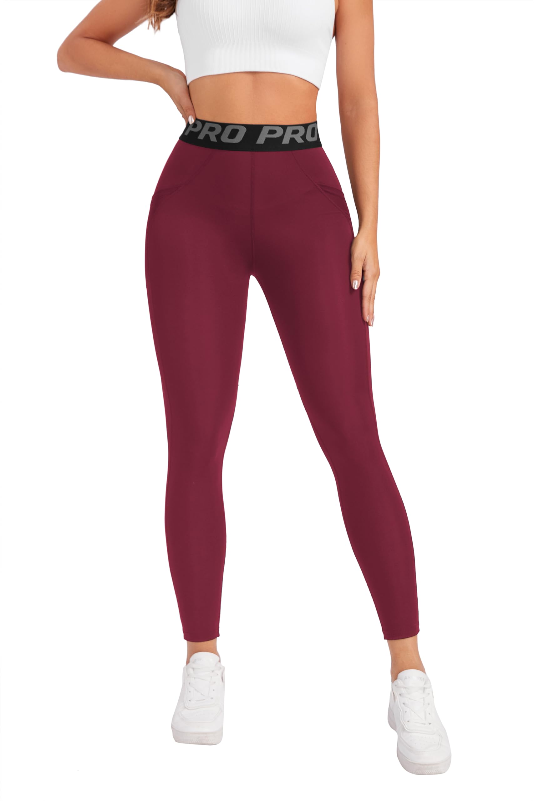 High Waisted Leggings for Women - Tummy Control Workout Yoga Running Pants | Gym, Fitness & Jogging | Perfect for Yoga, Running, Gym & Everyday Wear