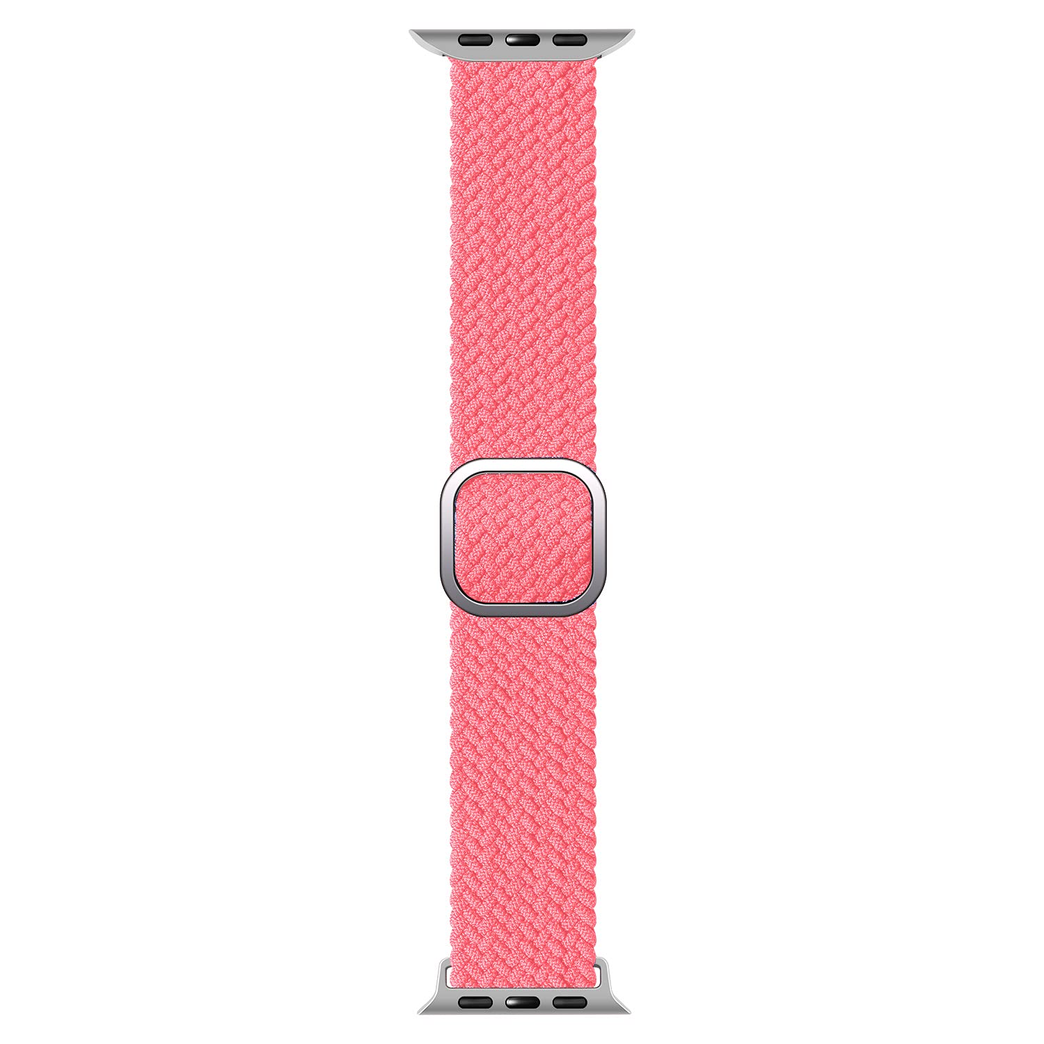 Stretchy Solo Loop Band for Apple Watch 45mm 44mm 42mm - Adjustable Nylon Braided Sport Strap Compatible with iWatch Series 7/6/5/4/3/2/1/SE - Perfect for Workouts, Running & Everyday Wear (Unisex Design for Men & Women)