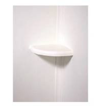 Swan ES20000.012 Solid Surface Corner Shower Soap Dish, 4.75-in L x 4.75-in H x 1-in D, Night Sky - Perfect for Bathroom and Shower Organization