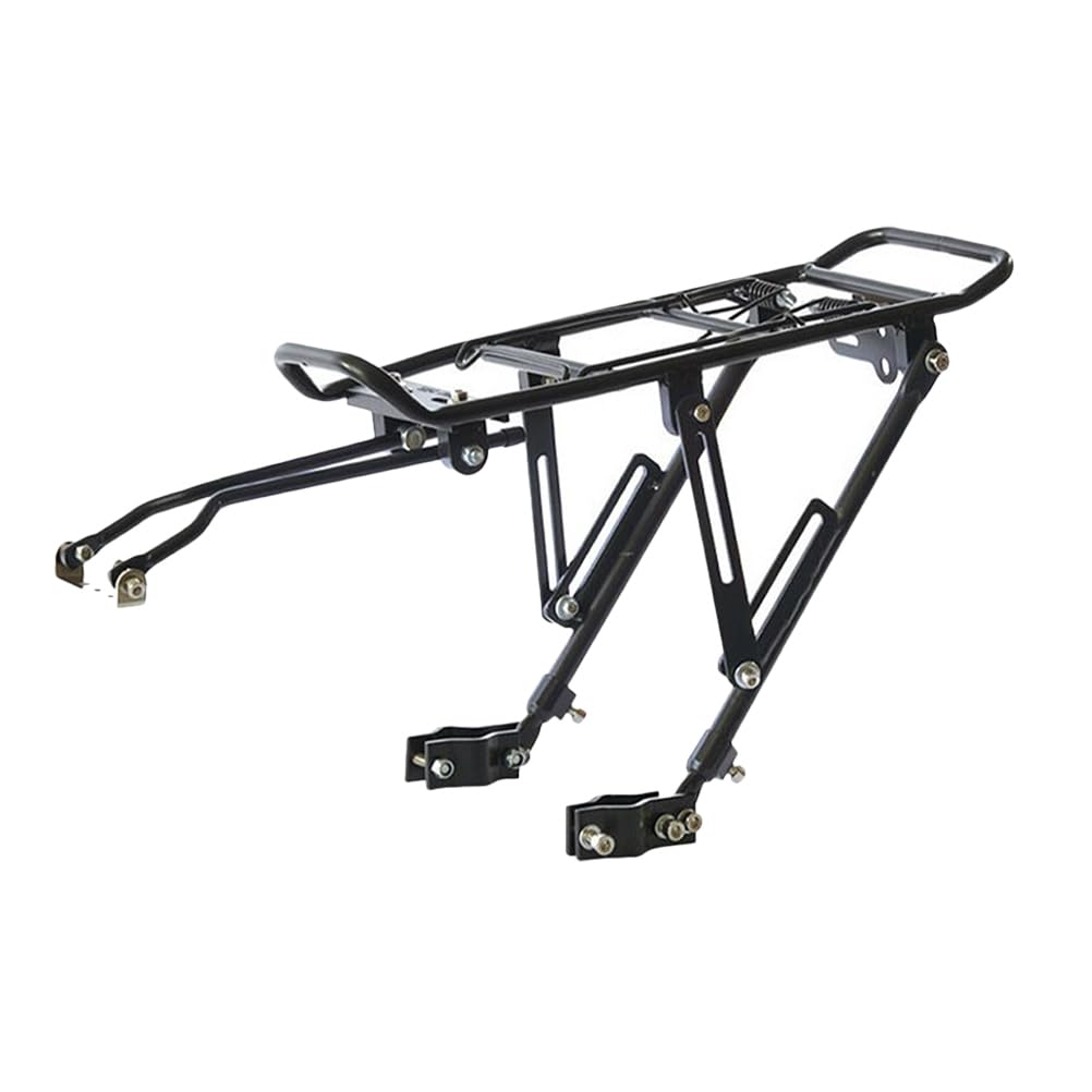 BESPORTBLE Adjustable Aluminum Alloy Bicycle Rear Rack - Heavy Duty Bike Carrier for Mountain & Road Bikes, Perfect for Commuting, Camping & Outdoor Adventures