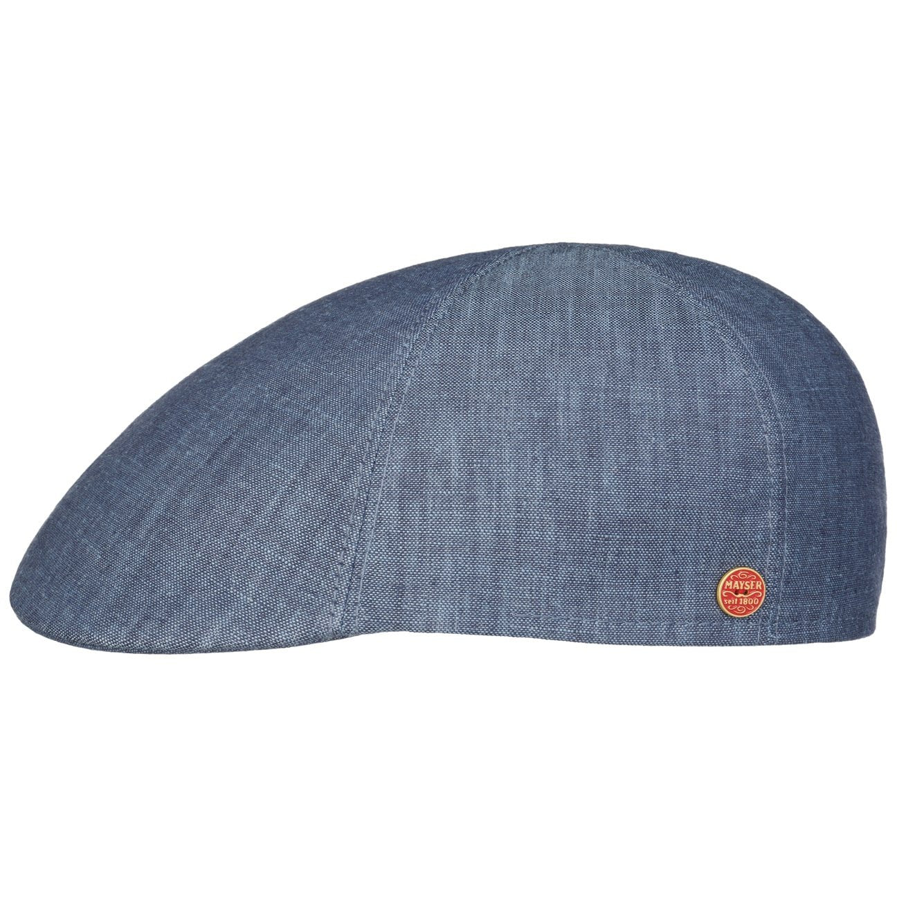 Stylish Mayser Paddy Linen Flat Cap for Men - Classic Irish Summer Hat for Outdoor Activities, Golf, Fishing & Casual Wear