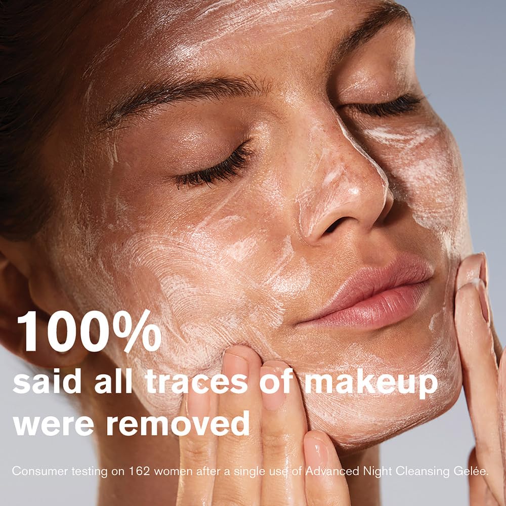 Estée Lauder Advanced Night Repair Cleansing Gelée Foaming Face Wash with 15 Amino Acids - Gentle Deep Cleanser for Oily, Dry & Sensitive Skin | Nighttime Skincare Routine