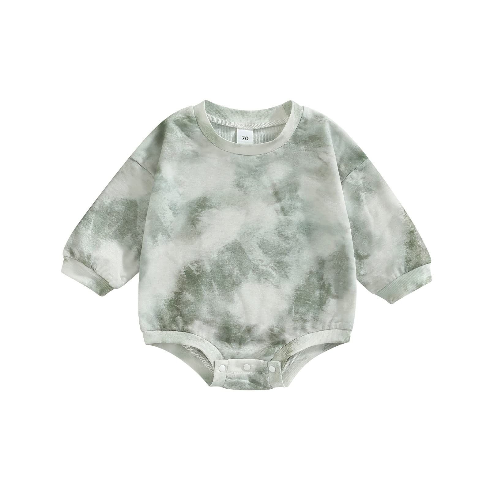 **FYBITBO Baby Romper - Oversized Unisex Onesie, Retro Sweatshirt Top for Boys & Girls | Cozy Fall & Winter Outfit for Infants | Perfect for Playdates, Family Photos & Holiday Events**