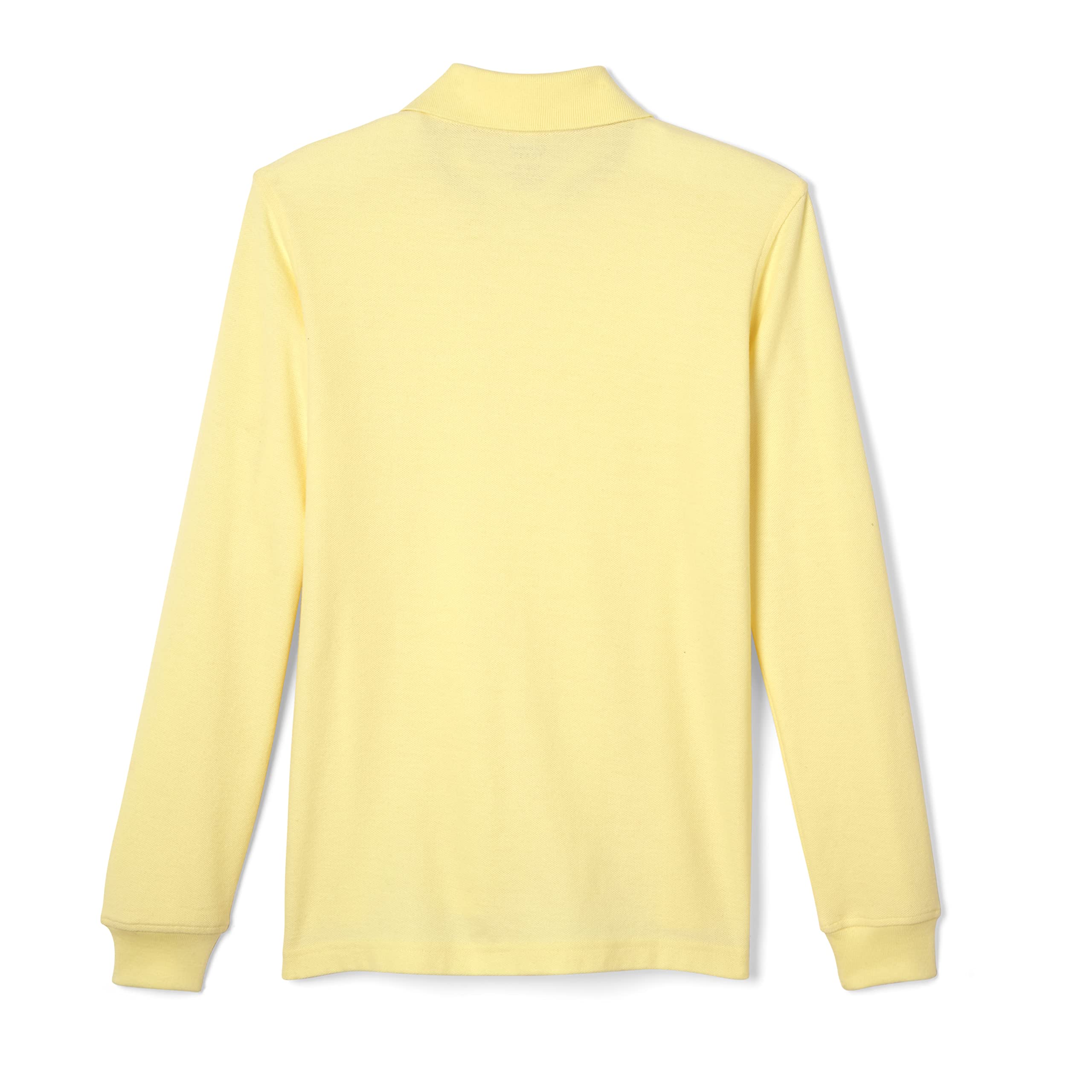 French Toast Pique Polo Shirt - Long Sleeve School Uniform for Boys & Girls | Comfortable Cotton Blend for Classrooms, Sports & Everyday Wear
