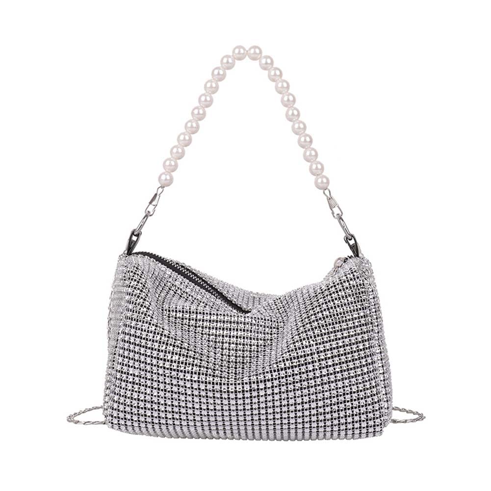 Sparkling Crystal Evening Clutch Bag for Women - Elegant Crossbody Purse for Wedding, Prom, Party & Club Nights | Perfect Formal Accessory & Special Occasion Gift