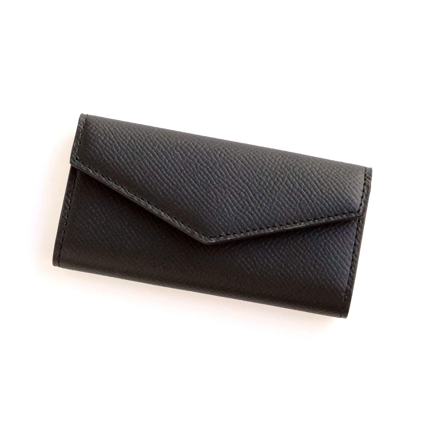 BONAVENTURA Noblessa Slim Key Case BKCN1 - Ultra Thin & Lightweight Key Holder for Men & Women - Perfect for Home, Office, and Travel Organization