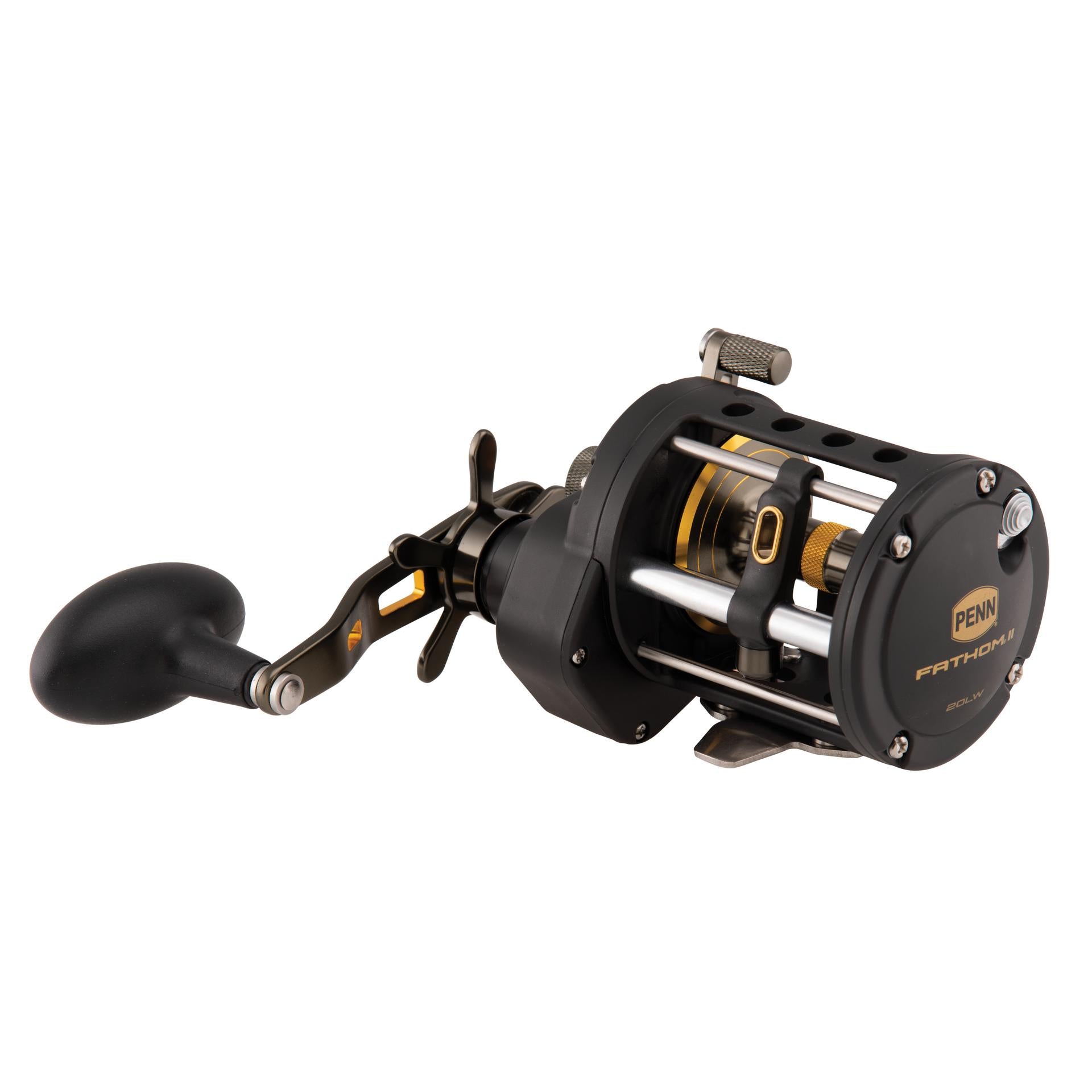 PENN Fathom™ II Level Wind Conventional Fishing Reel - Saltwater & Freshwater Trolling Reel for Offshore & Inshore Fishing