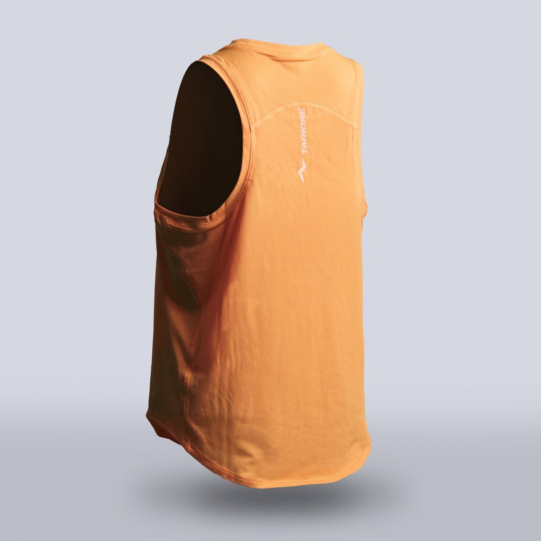 Eco-Friendly Women's Lightweight Running Singlet - Breathable Peach Color for Jogging, Gym & Outdoor Sports