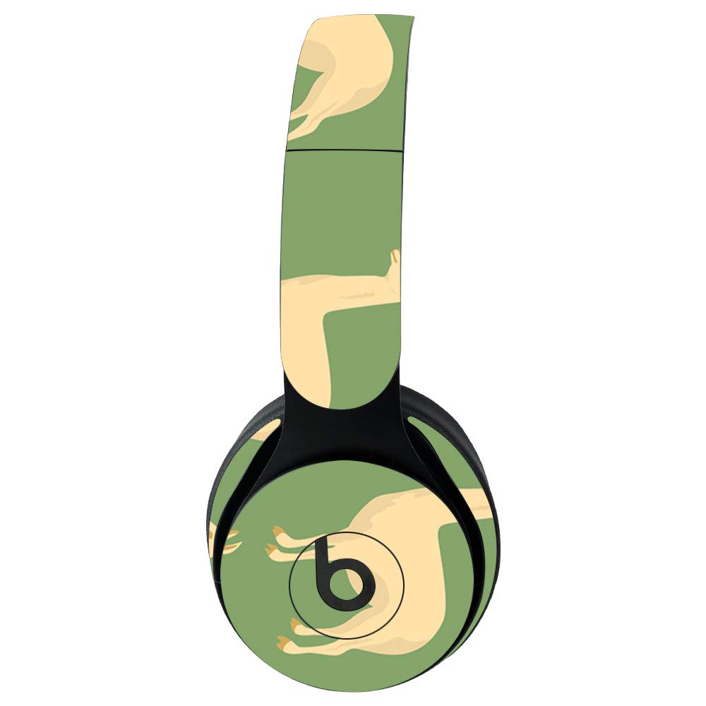 MightySkins Vinyl Skin Wrap for Beats Solo Pro Wireless Headphones - Llama Design | Protective Durable Decal Cover | Easy to Apply & Remove | Made in USA | Perfect for Travel, Workouts & Personalization