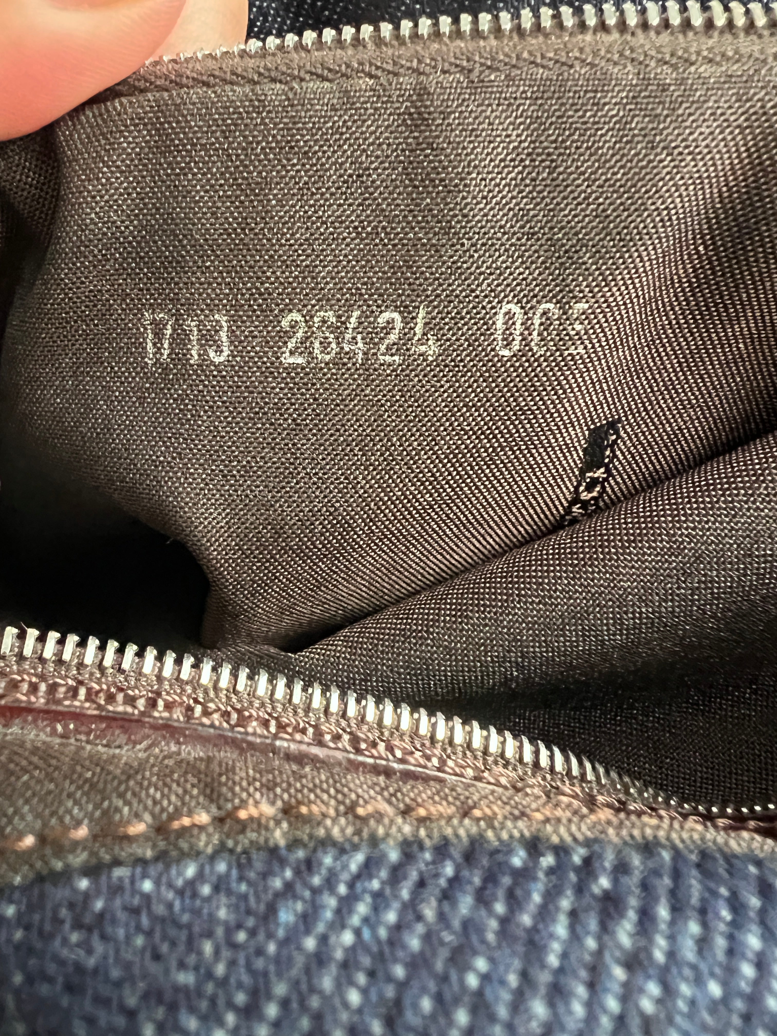 Vintage Fendi Denim Baguette Bag - Authentic Designer Crossbody Purse for Women | Perfect for Casual Outings, Date Nights & Fashion Events