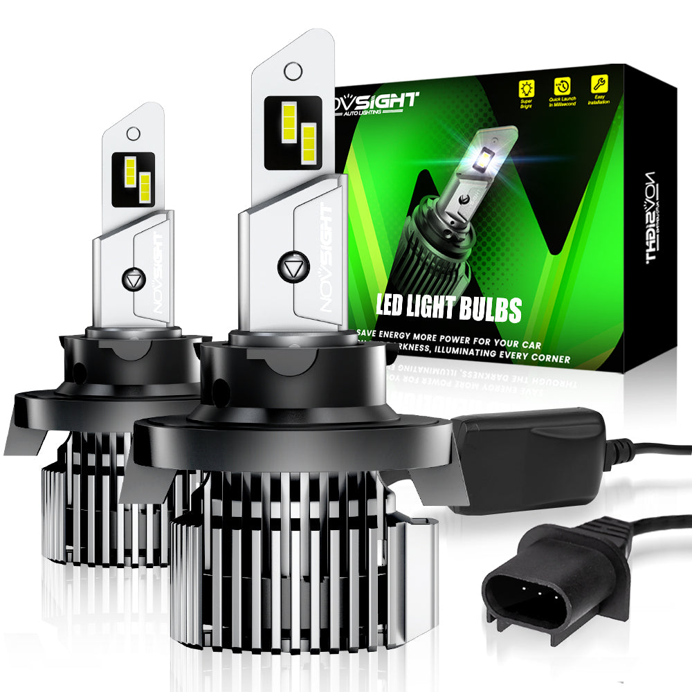2006-2010 Ford Explorer LED Headlight Bulbs H13 - Super Bright 6000K White Halogen Replacement Kit (4 Bulbs) - Perfect for Night Driving & Off-Road Adventures
