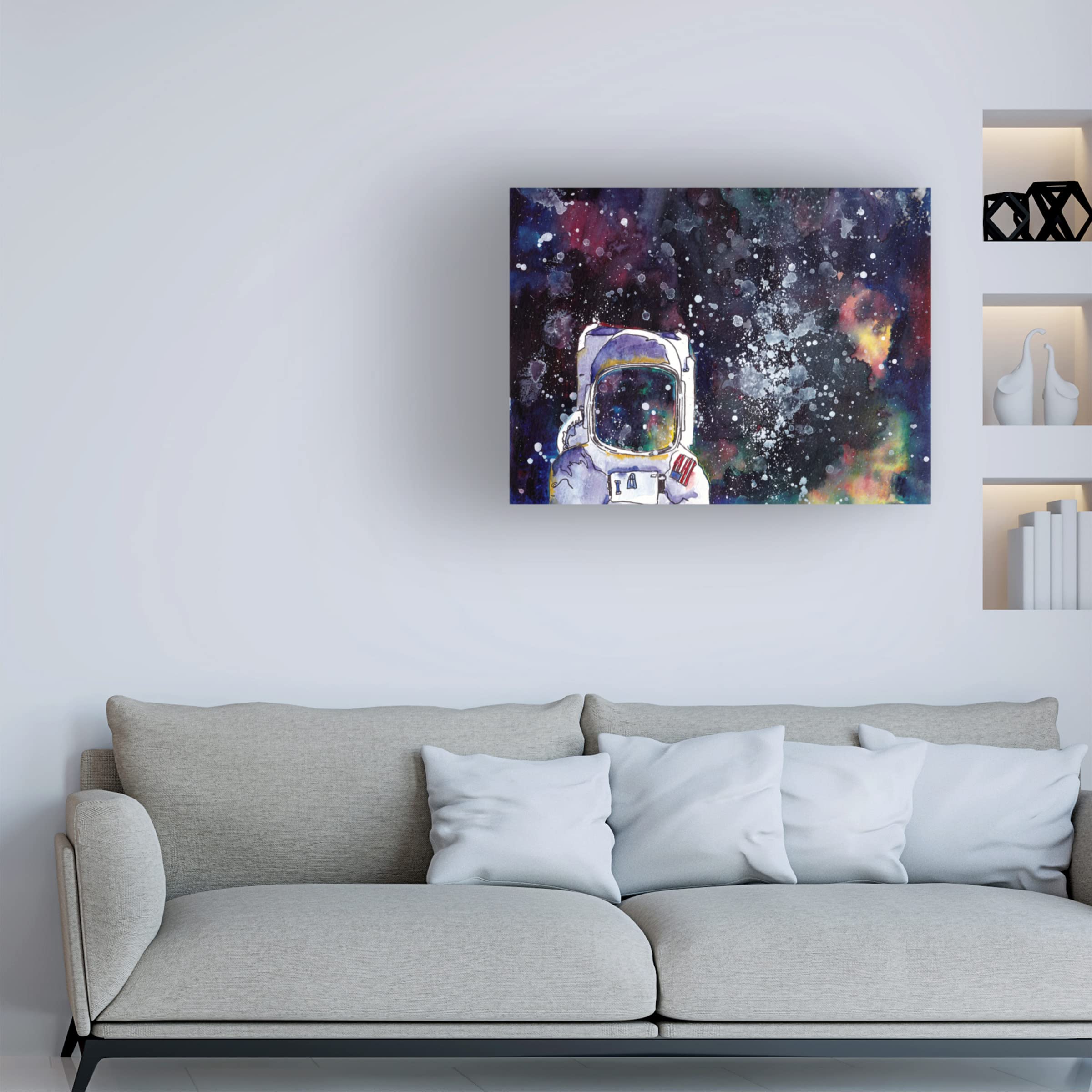 Paul McCreery 'Night Sky I' Canvas Wall Art Print - Modern Home Decor for Living Room, Bedroom & Office - Trademark Fine Art Collection