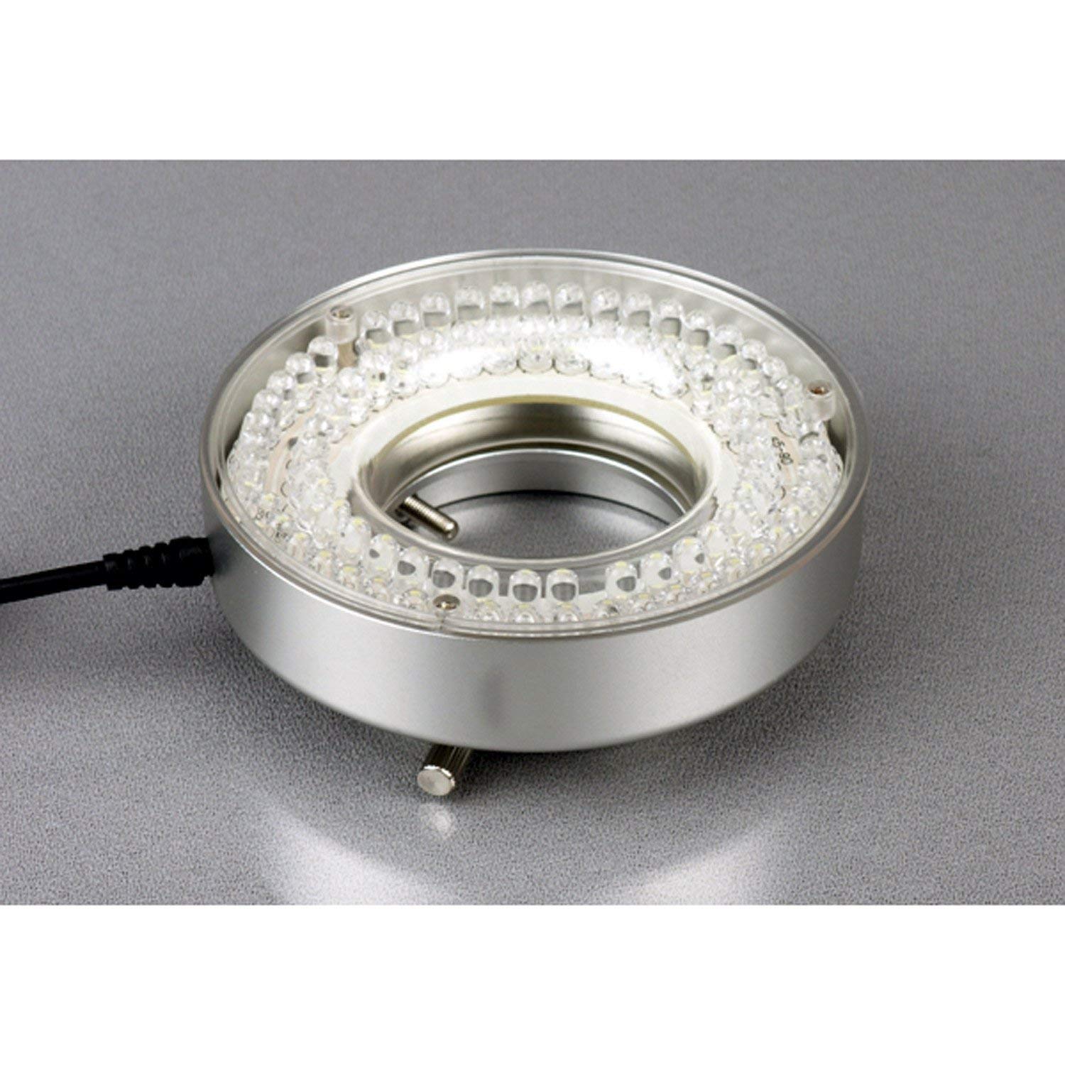 AmScope LED-80MW 80-LED Microscope Ring Light for Lab & Inspection
