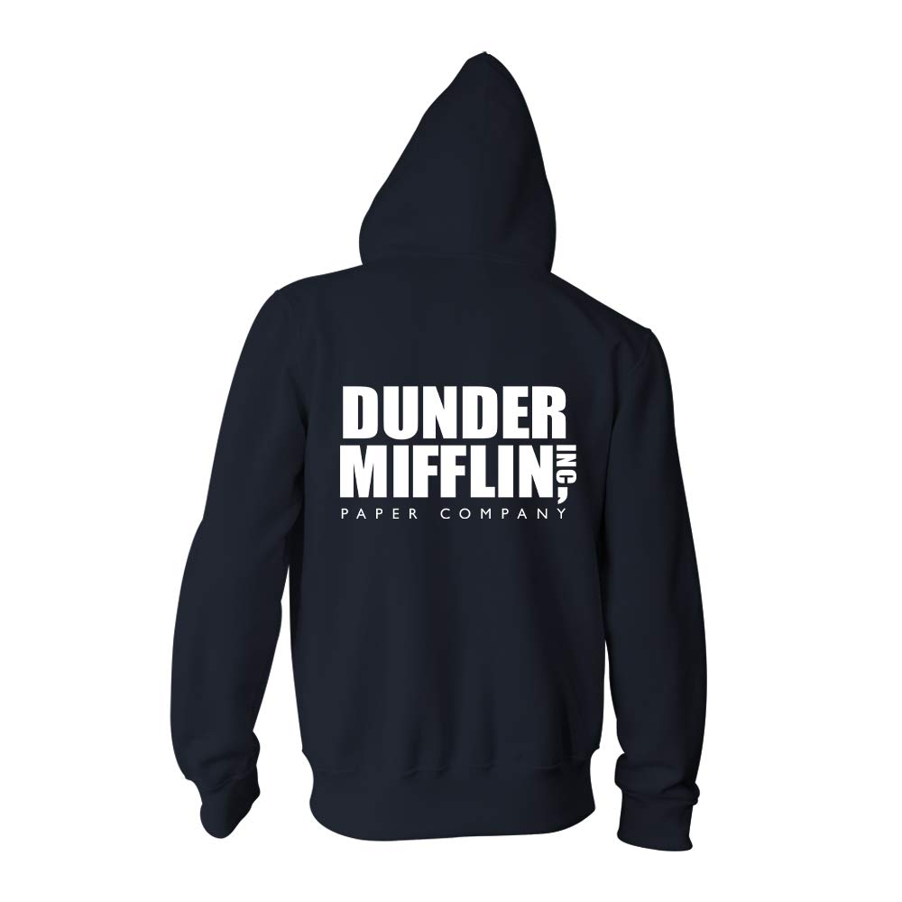 The Office World's Best Boss Full Zip Fleece Hoodie by Ripple Junction - Cozy & Funny TV Show Merch for Fans, Work & Casual Wear