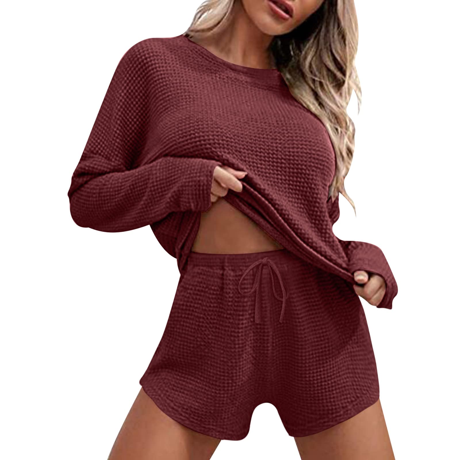 Women's Winter Workout Clothes - Gym Legging Shorts & Oversized Hoodie Set for Yoga, Running & Fitness | Breathable Activewear for Women | Perfect for Gym, Home Workouts & Outdoor Training