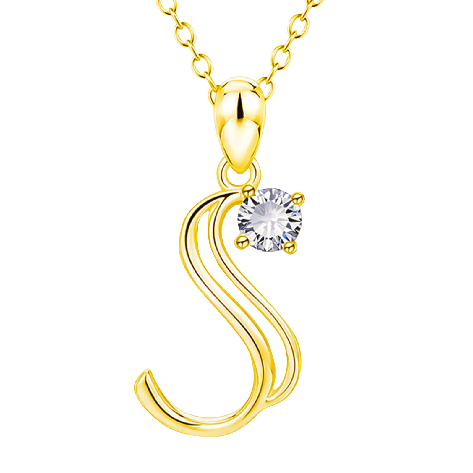 Personalized Name Necklace for Women - Custom Gold Layered Chain Pendant Jewelry Gift for Christmas, Valentine's Day & Special Occasions | Elegant Fashion Accessory for Girls & Women | Perfect for Date Nights, Parties & Everyday Wear