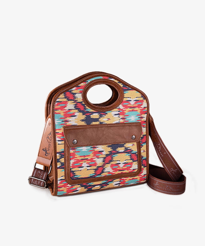 Montana West Western Prints Concealed Carry Crossbody Bag for Women - Stylish & Functional Purse with Hidden Gun Pocket - Perfect for Travel, Shopping & Everyday Use