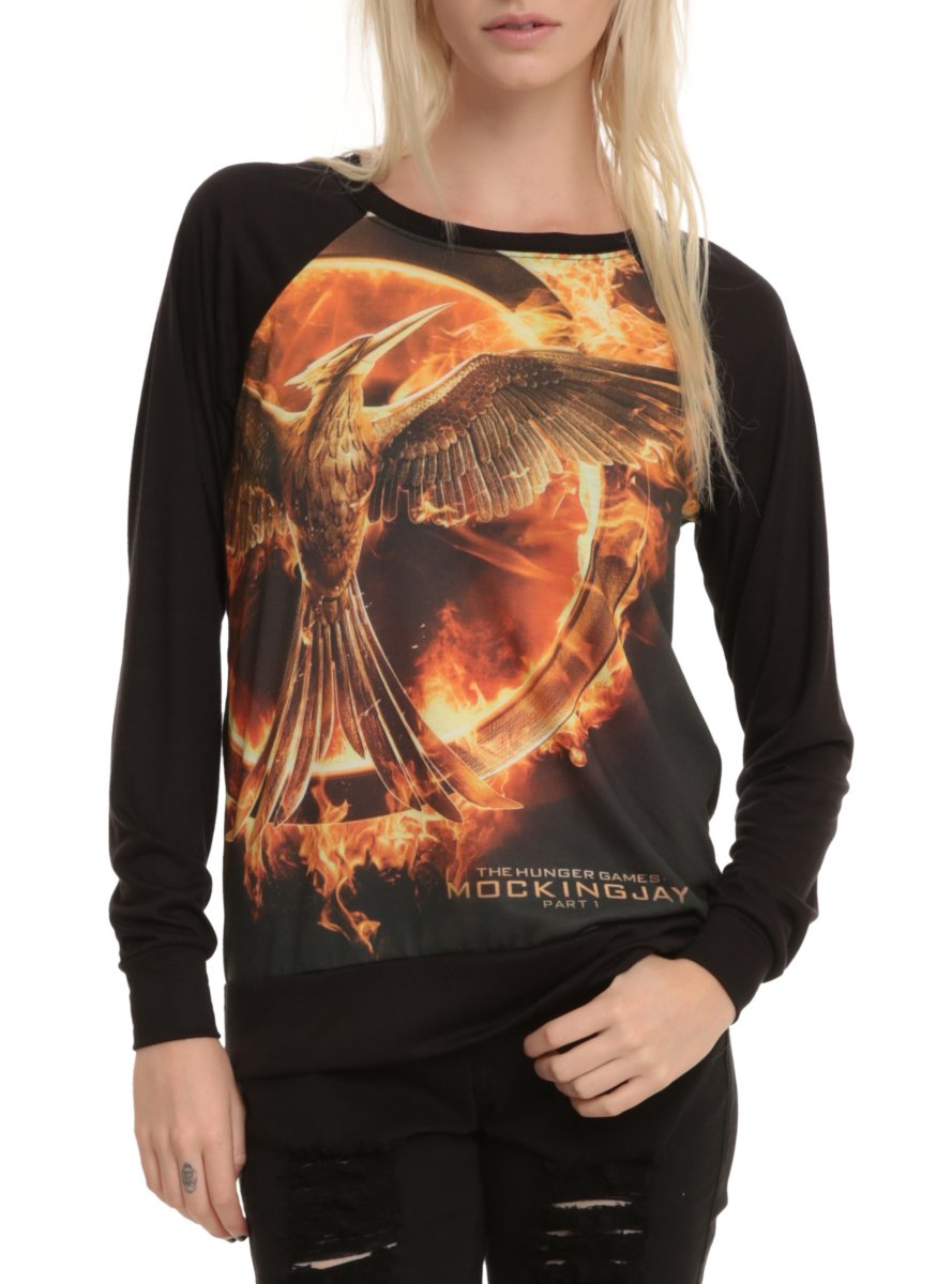 The Hunger Games Mockingjay Logo Women's Pullover Sweatshirt - Casual Wear for Fans, Movie Nights & Cosplay