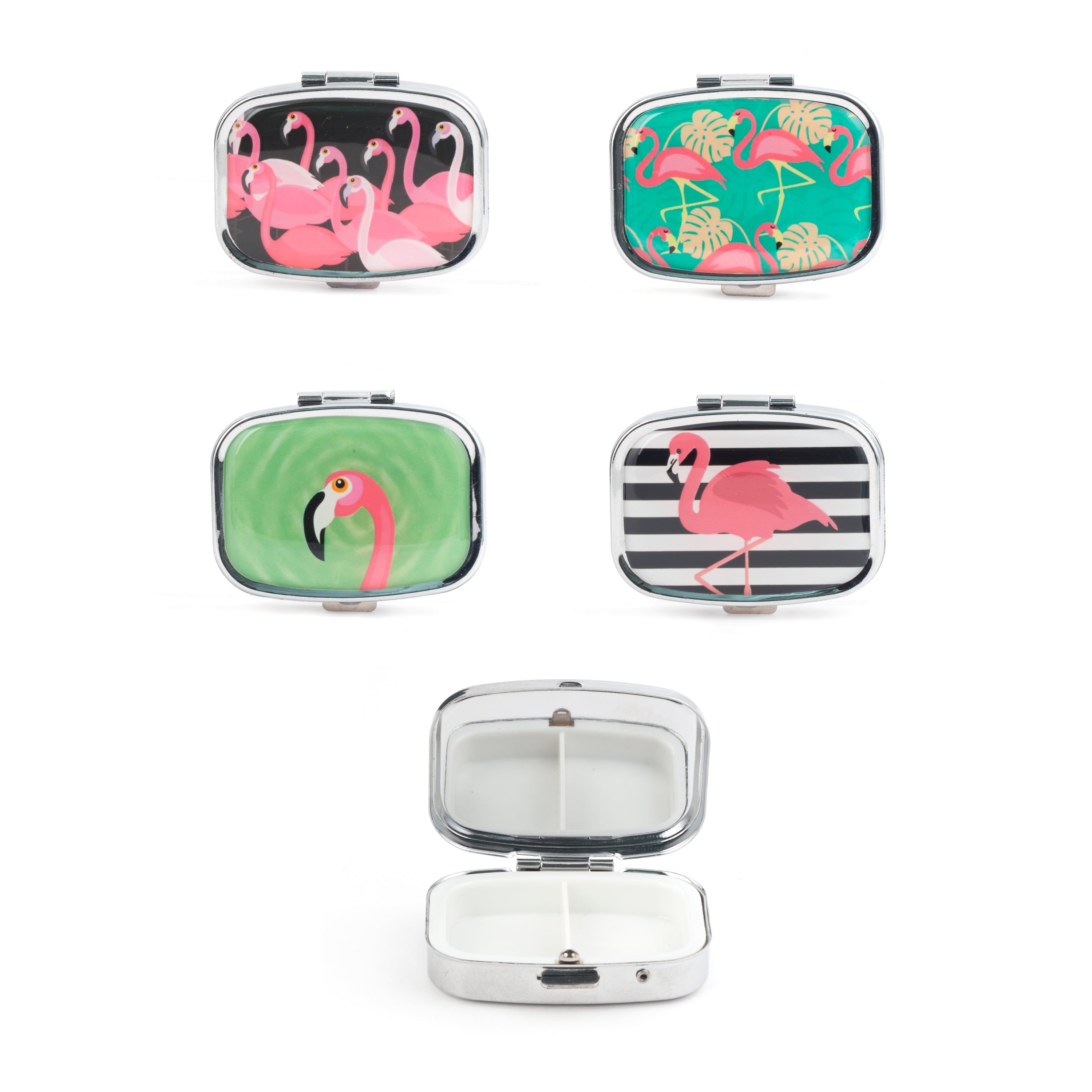 Flamingo Shaped Weekly Pill Organizer - 7-Day Portable Pill Case for Vitamins & Medication - Perfect for Travel, Home, and Office Use