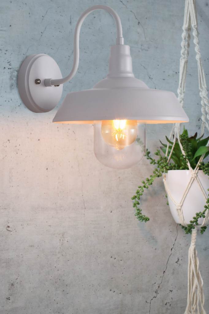 Farmington Gooseneck Wall Light - Outdoor Barn Sconce Lighting for Porch, Garage & Entryway - Durable Weatherproof Exterior Light Fixture