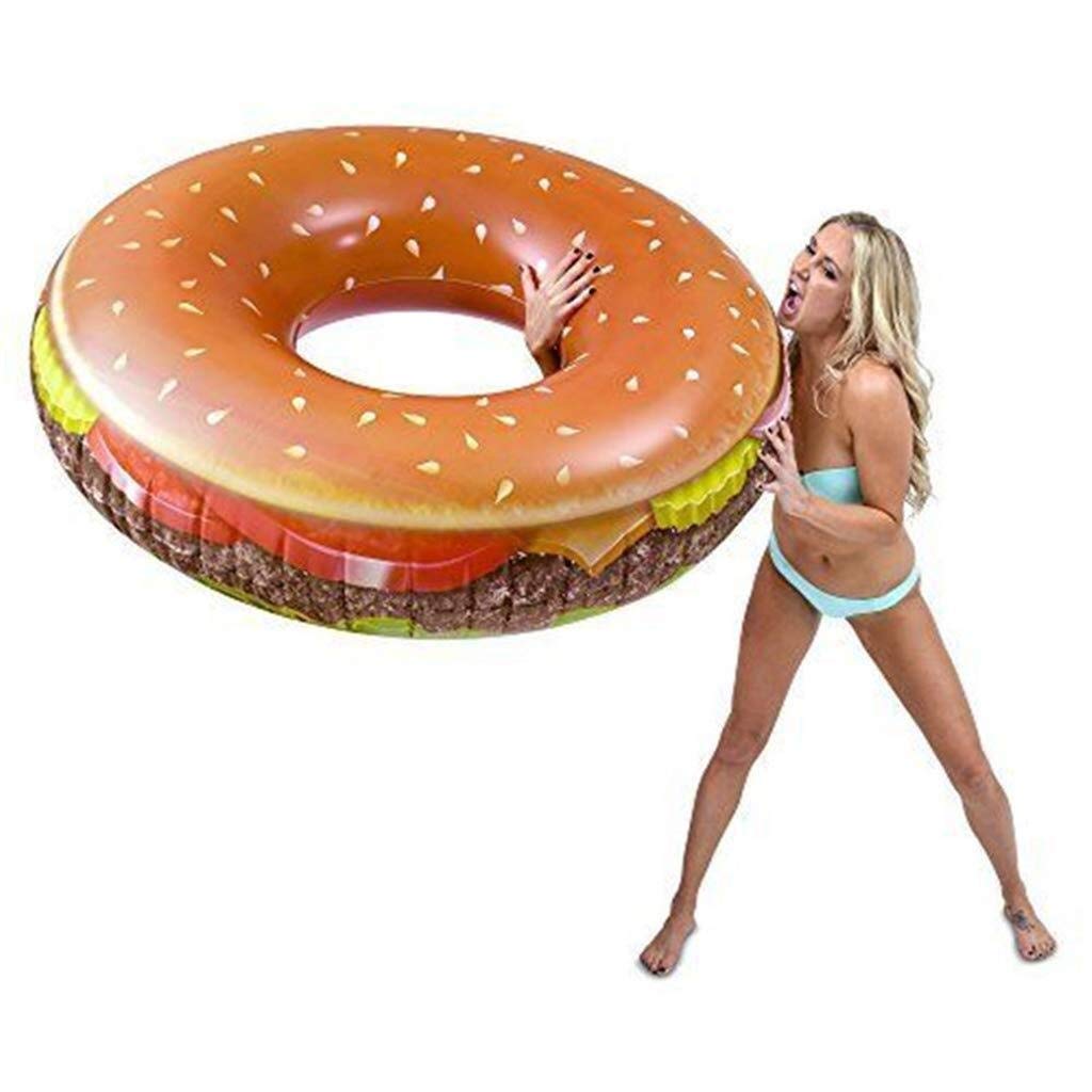 **Inflatable Pool Float Airbed for Adults & Kids - Comfortable Water Bubble Bar for Swimming, Lounging & Relaxing in Pool, Lake or Beach**
