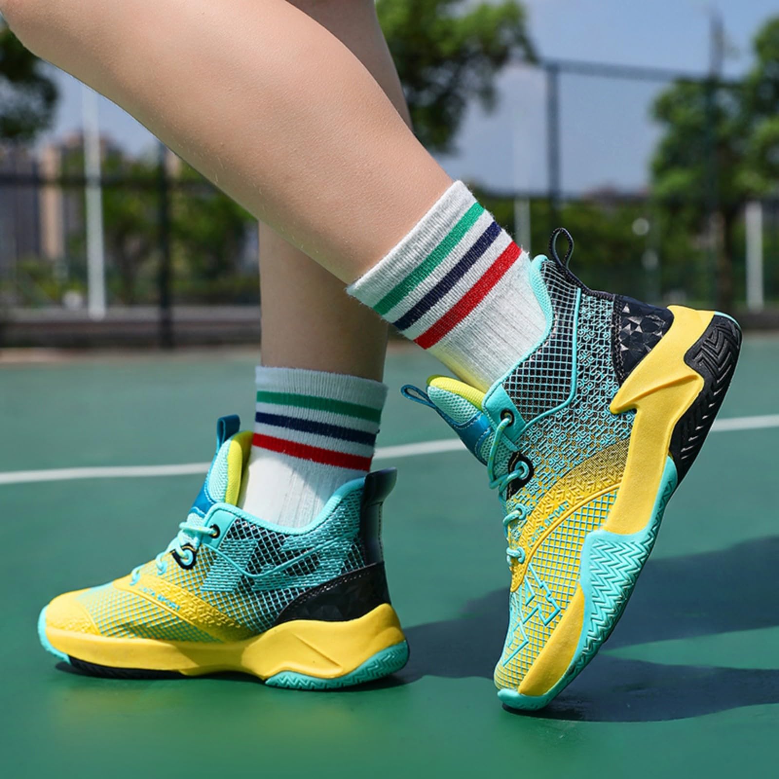Best High Top Basketball Shoes for Men - Lightweight, Ankle Support, Non-Slip - Perfect for Indoor & Outdoor Court Play