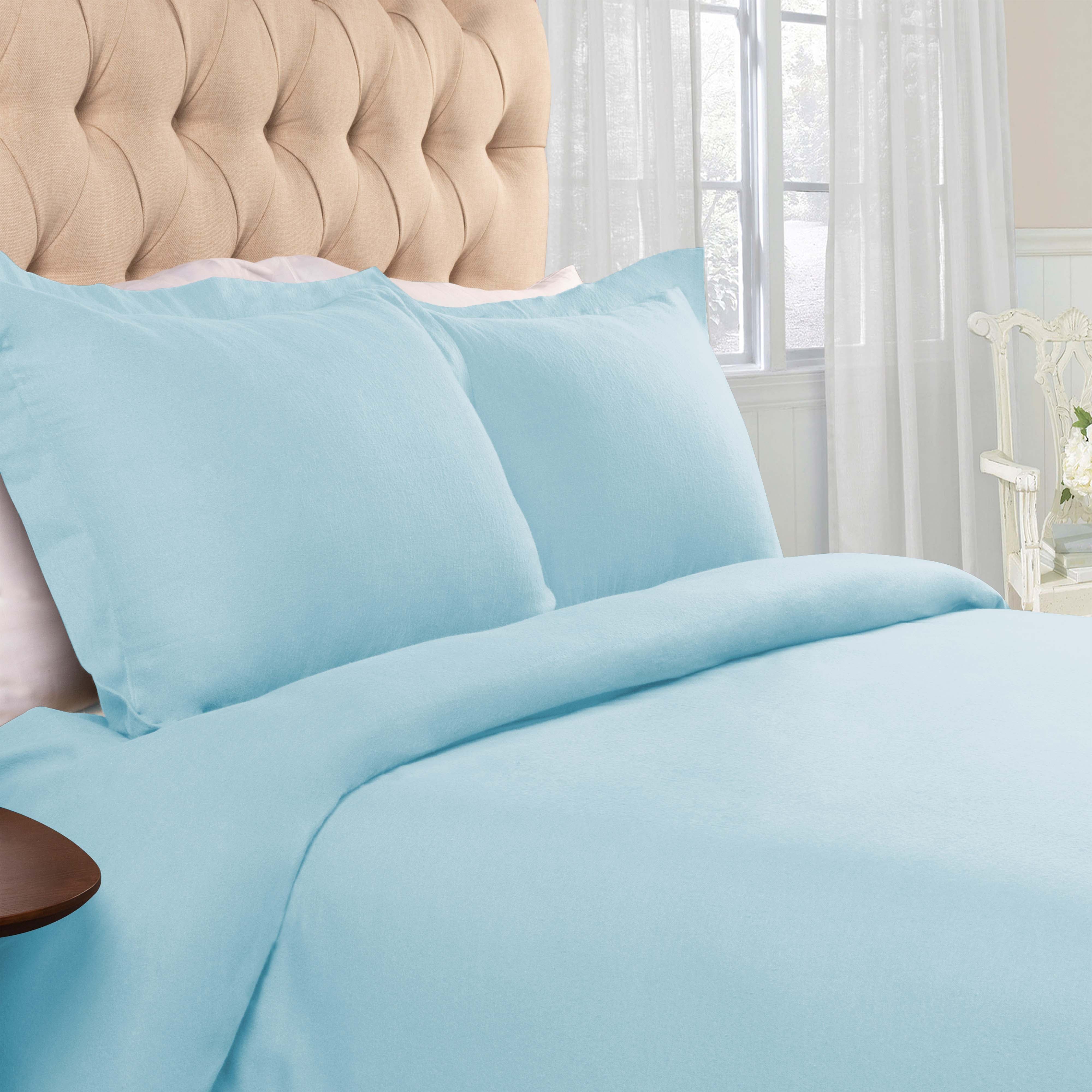 Premium 100% Cotton Flannel Duvet Cover Set - Soft & Cozy Bedding for Winter - Perfect for Master Bedroom, Guest Room & Cold Weather Comfort