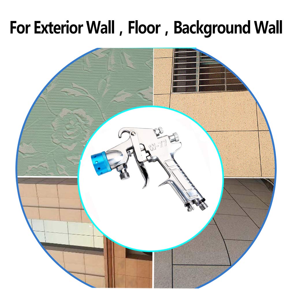 **Pneumatic Pressure Feed Paint Sprayer - 2.5mm Air Spray Gun for Wall Painting & Prime Coat - Perfect for Home DIY, Furniture Refinishing, and Automotive Touch-Ups**