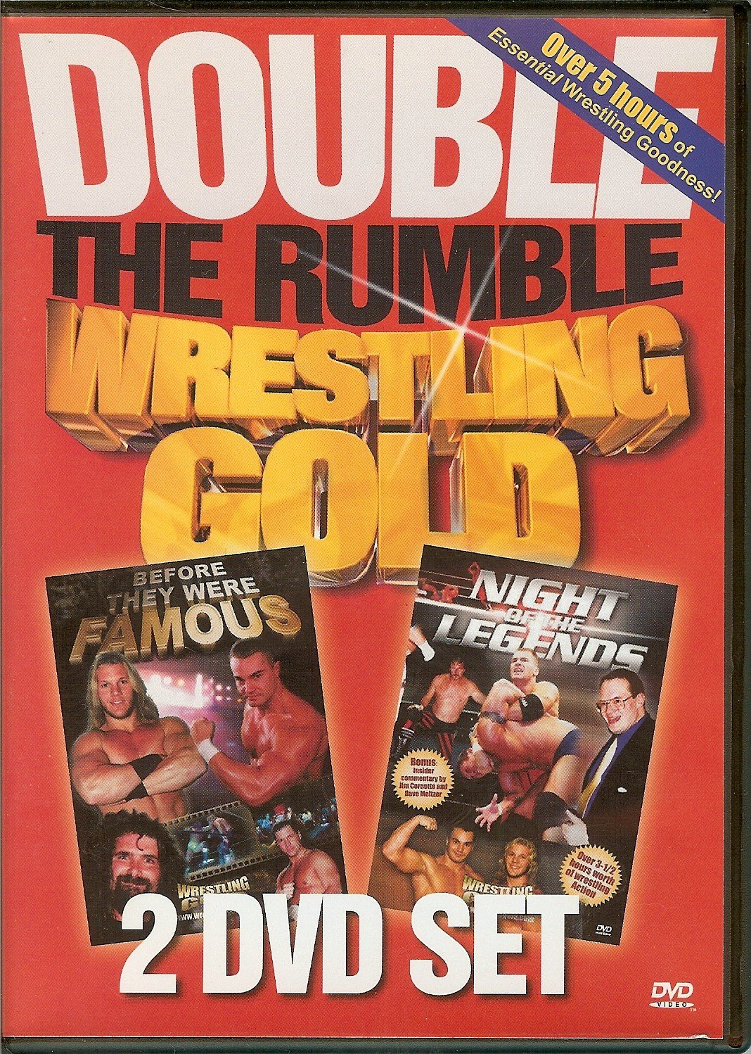 Double the Rumble Wrestling Gold: Before They Were Famous - Vintage Wrestling Collectibles & Memorabilia - Perfect for Wrestling Fans, Collectors, and Man Cave Decor