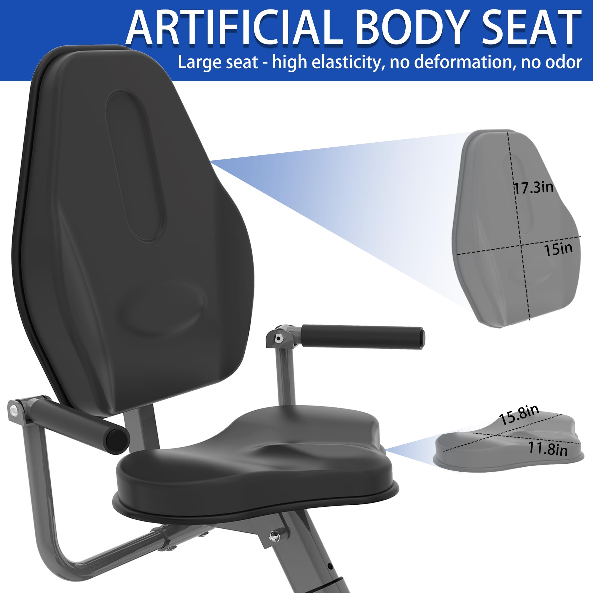 Motorized Exercise Bike with Adjustable PU Seat & Knee Pedal Trainer - Active/Passive Physical Therapy & Rehabilitation Equipment for Elderly Home Fitness - Ideal for Knee Recovery, Mobility Training & Low-Impact Workouts