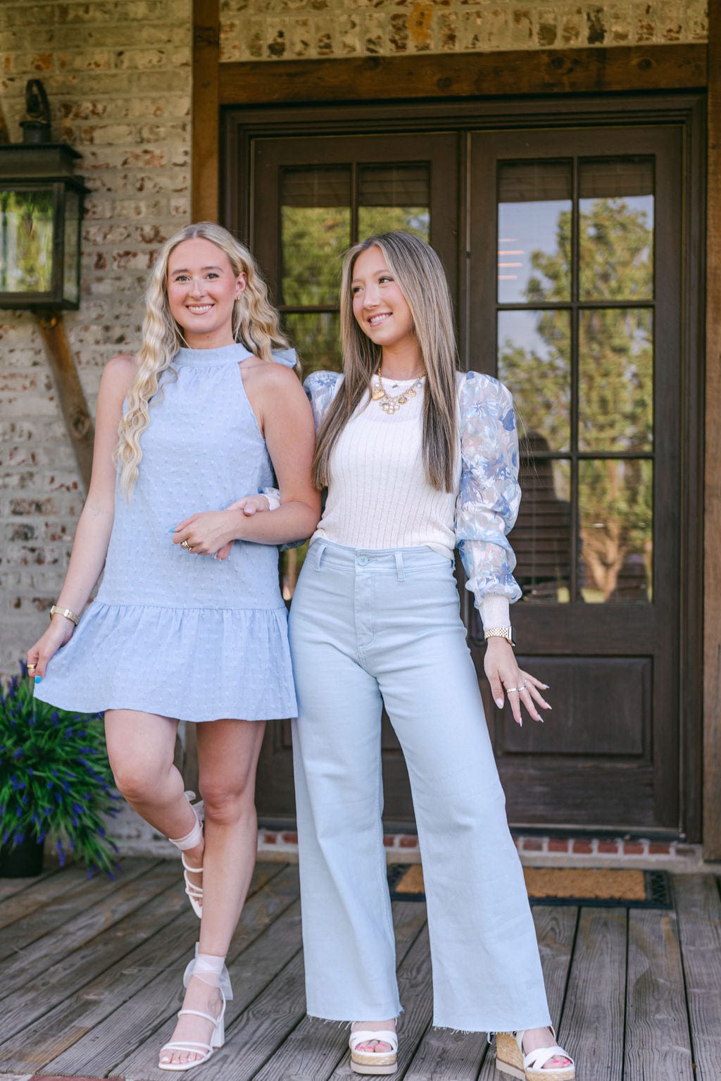 Stylish Baby Blue Wide Leg Jeans for Women - High Waisted Comfort Denim Pants | Perfect for Casual Outings, Date Nights & Streetwear Fashion