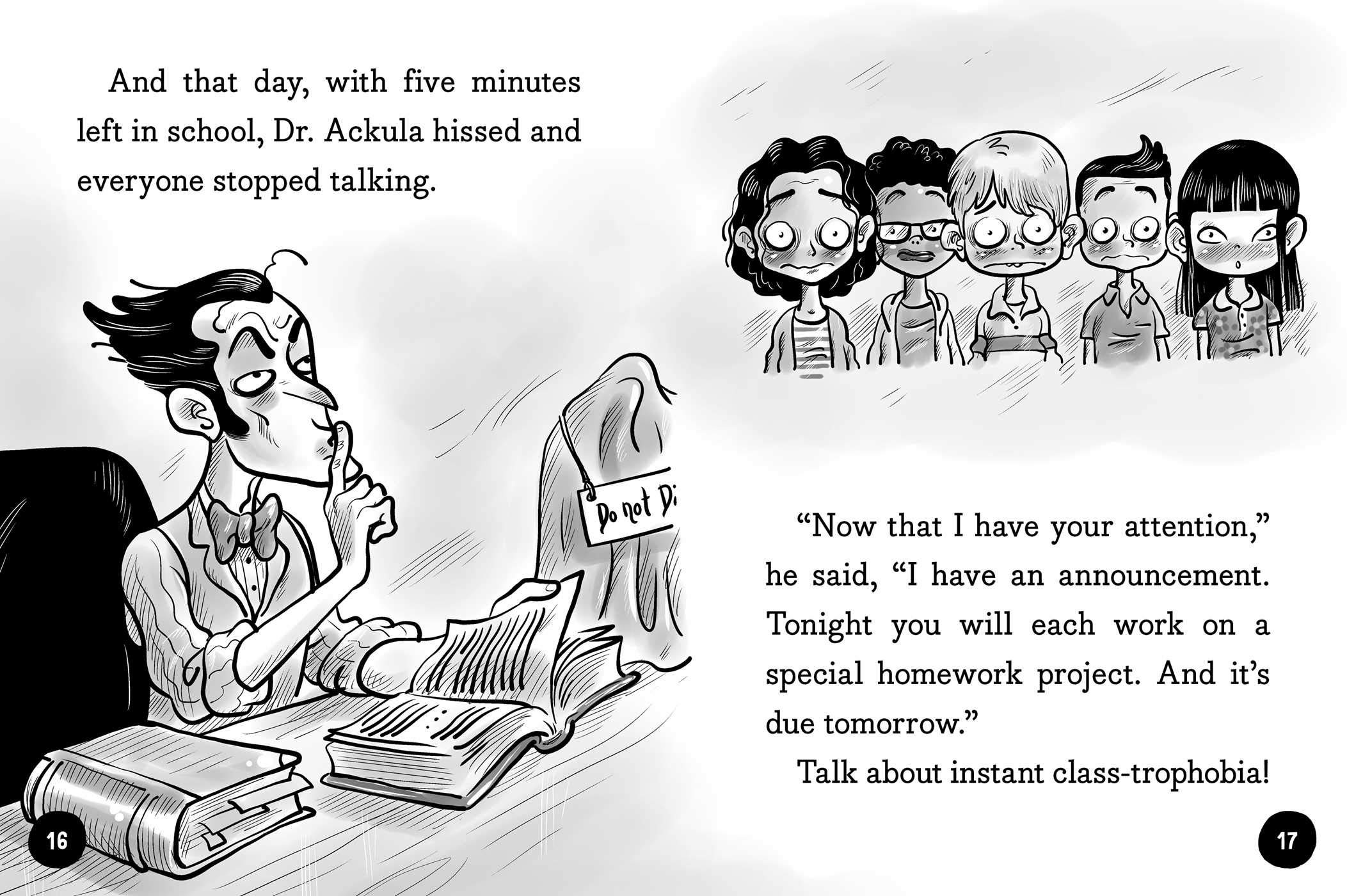 The Vampire Ate My Homework - Book 13 of Desmond Cole Ghost Patrol Series | Spooky Middle Grade Chapter Book for Kids | Perfect for Halloween Reading & Classroom Storytime