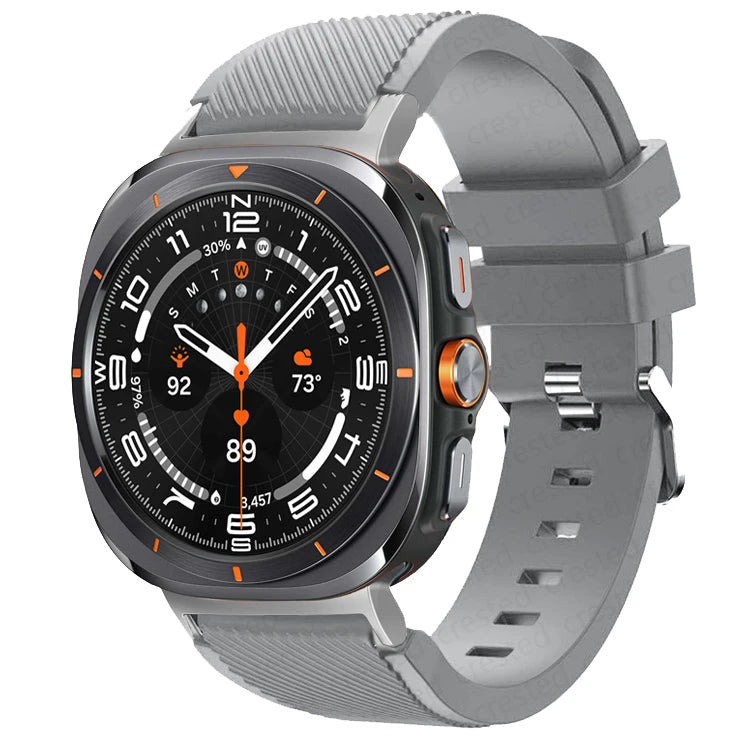 Rugged Band for Samsung Galaxy Watch Ultra - Durable Military-Grade Strap for Outdoor Sports & Fitness Tracking