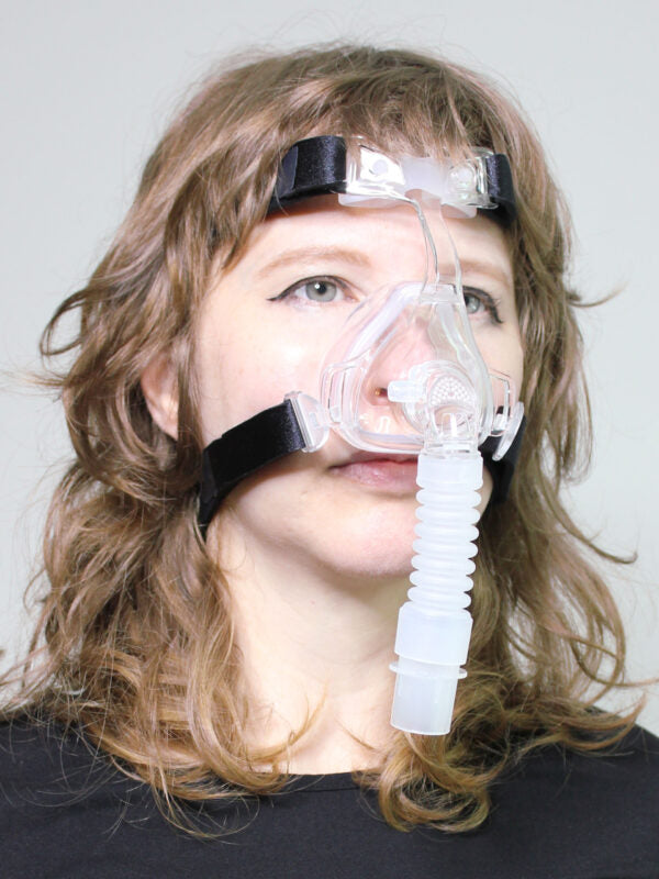 Sunset Nasal CPAP Mask for Sleep Apnea - Comfortable & Lightweight Full Face Mask for CPAP Machines - Perfect for Side Sleepers & Travel Use