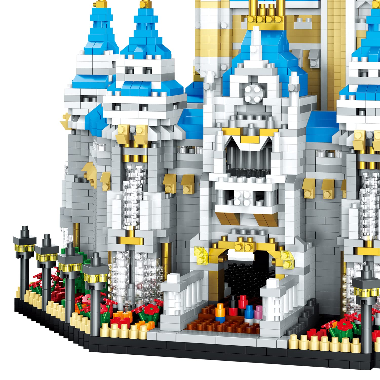 Fairyland Castle Building Blocks Set (5297Pcs) - European Architecture Model Educational STEM Toys for Kids & Adults - Creative Micro Bricks for Home Decoration, Birthday Gifts & Collectors