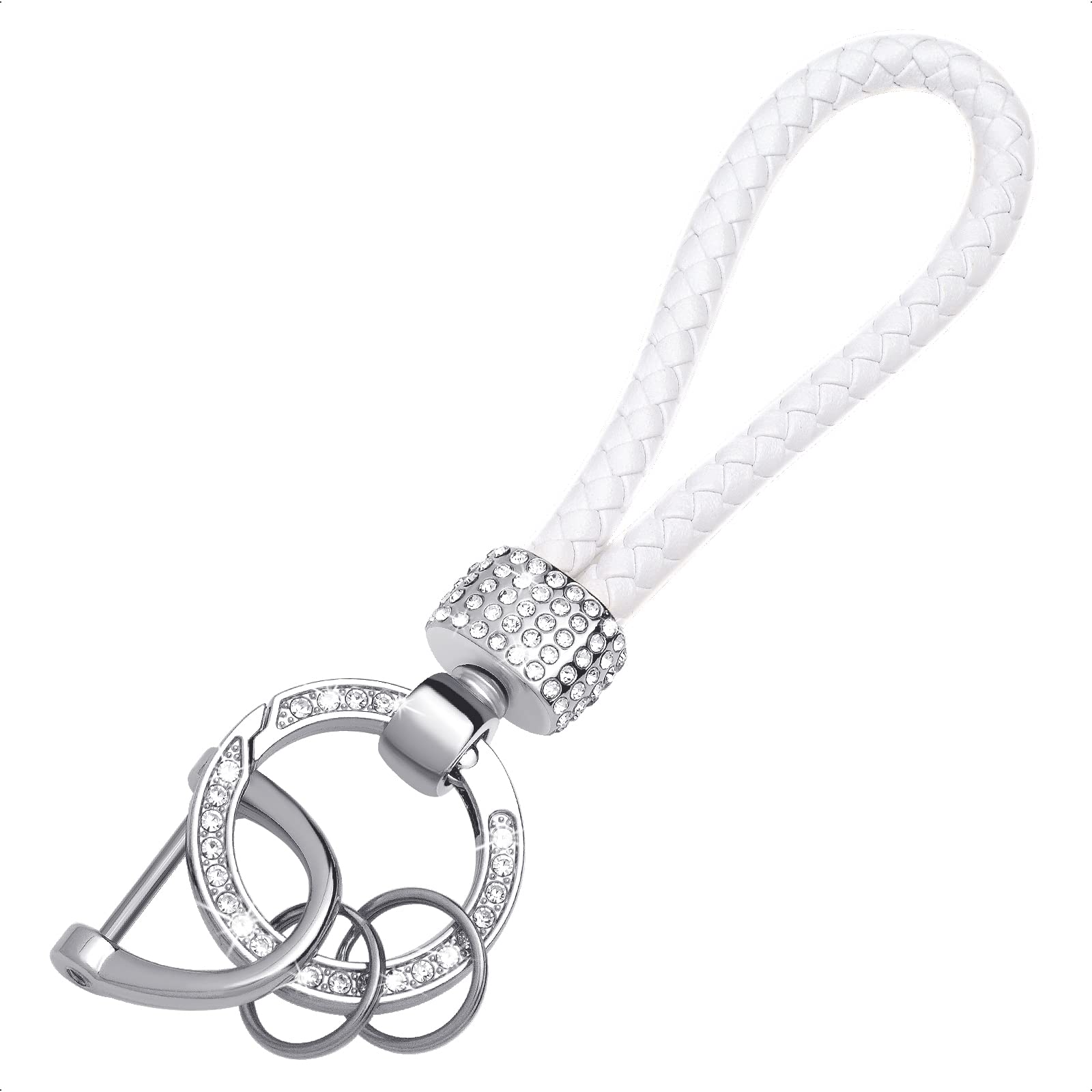 Bling Rhinestone Keychain - Stylish Key Ring for Women & Gifts