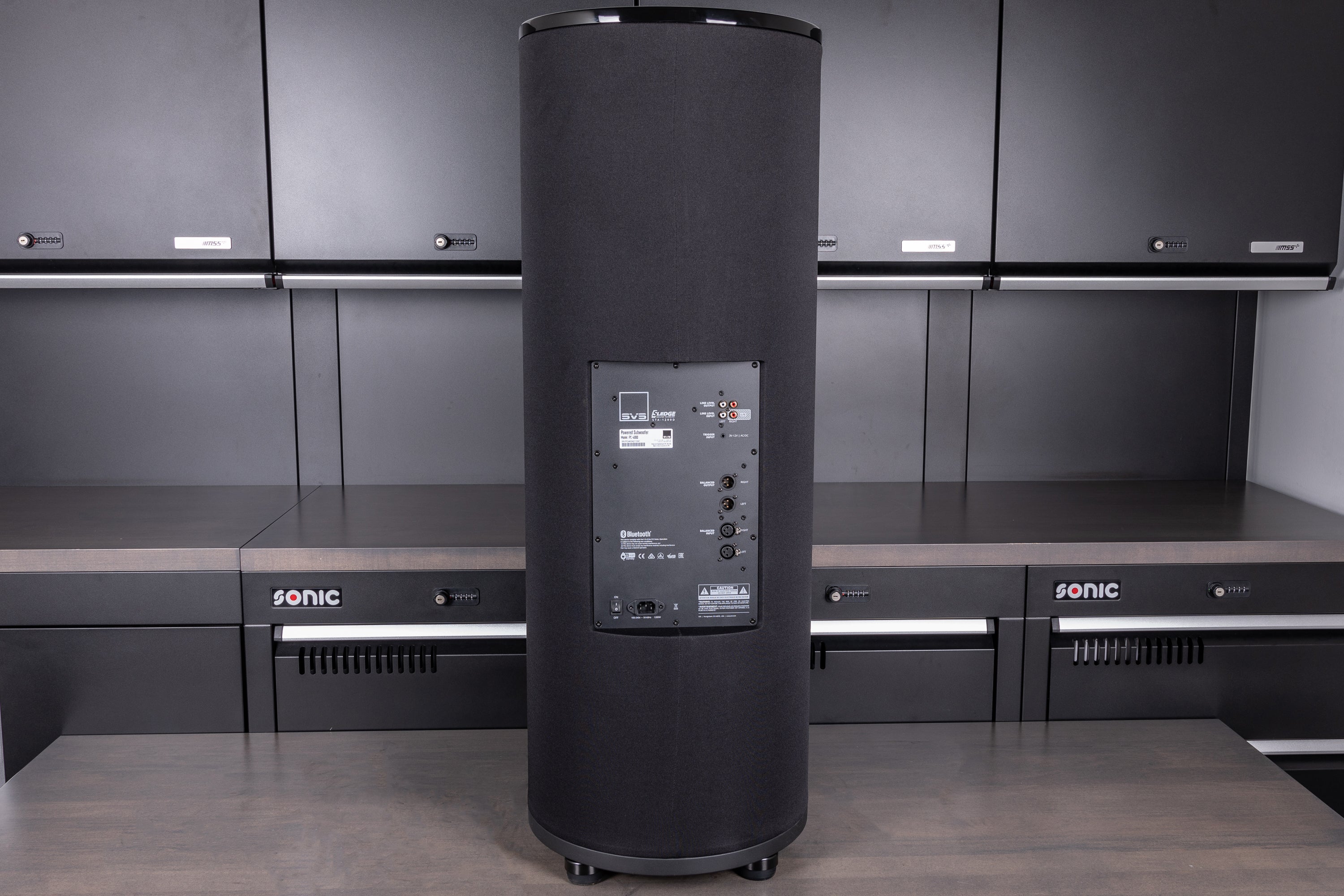 SVS PC Series Ported Cylinder Subwoofer - High Performance Home Theater & Music Bass Speaker for Immersive Audio Experience