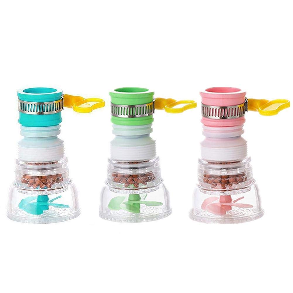 ZIYUMI 3-Pack Universal 360° Rotating Kitchen Faucet Spray Head with Filter Stone - High Pressure Booster Shower Nozzle for Sink, Washbasin & Dish Washing | Easy Installation & Water Saving Design | Perfect for Home, Restaurant & Commercial Use