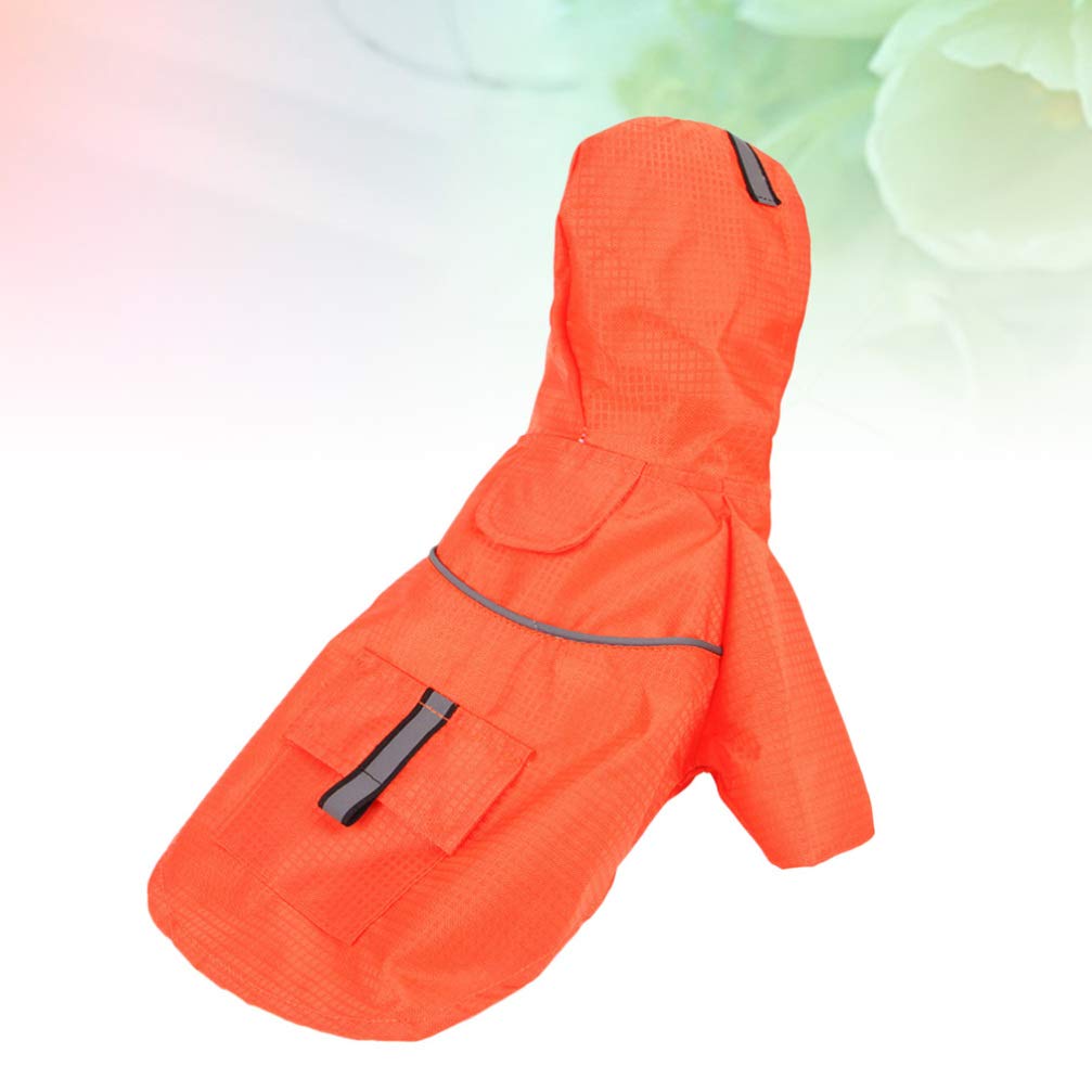 Waterproof Reflective Adjustable Dog Raincoat - Small Size Double Layer Puppy Poncho for Walking in Rain | Pet Rainwear for Outdoor Adventures & Bad Weather Protection