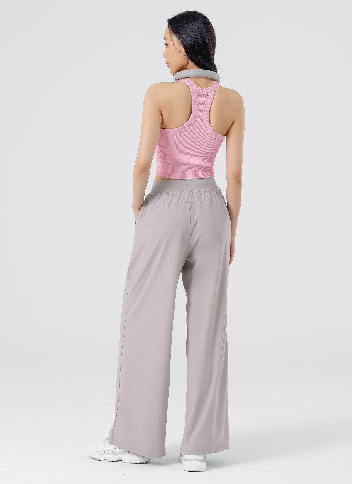 Air Freezer Cooling Wide Leg Pants for Women - Breathable Loose Fit Summer Trousers for Outdoor, Yoga & Lounge Wear