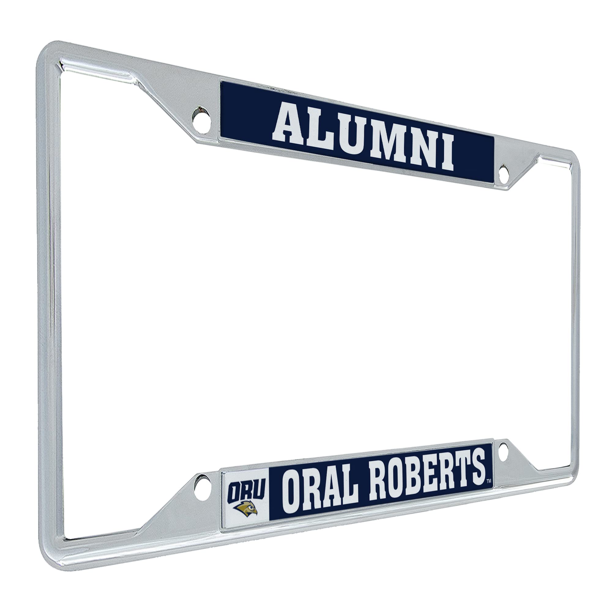 Desert Cactus Oral Roberts University Golden Eagles Metal License Plate Frame - Durable Car Tag Holder for Front or Rear Bumper - Perfect Alumni Gift & School Spirit Accessory for Graduates, Students & Fans